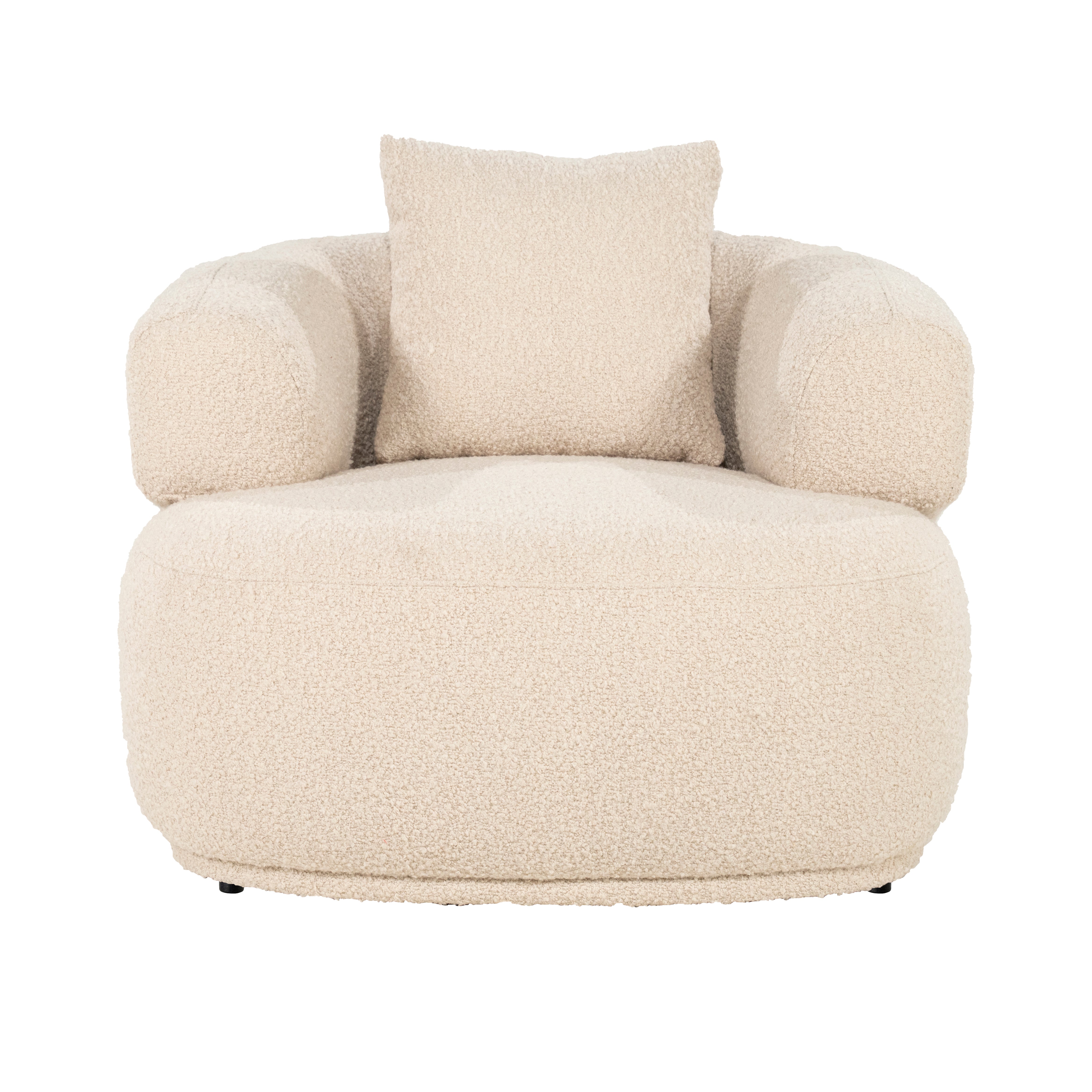 BRUNO Beige Armchair