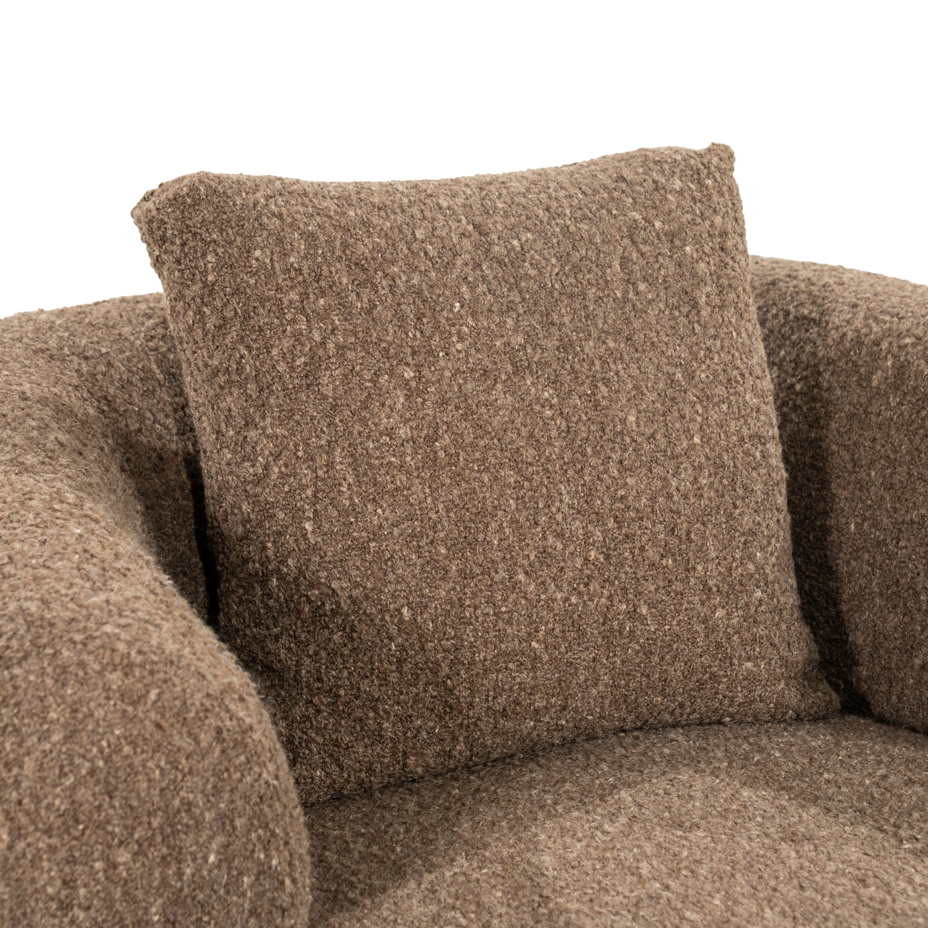 BRUNO Armchair in Brown