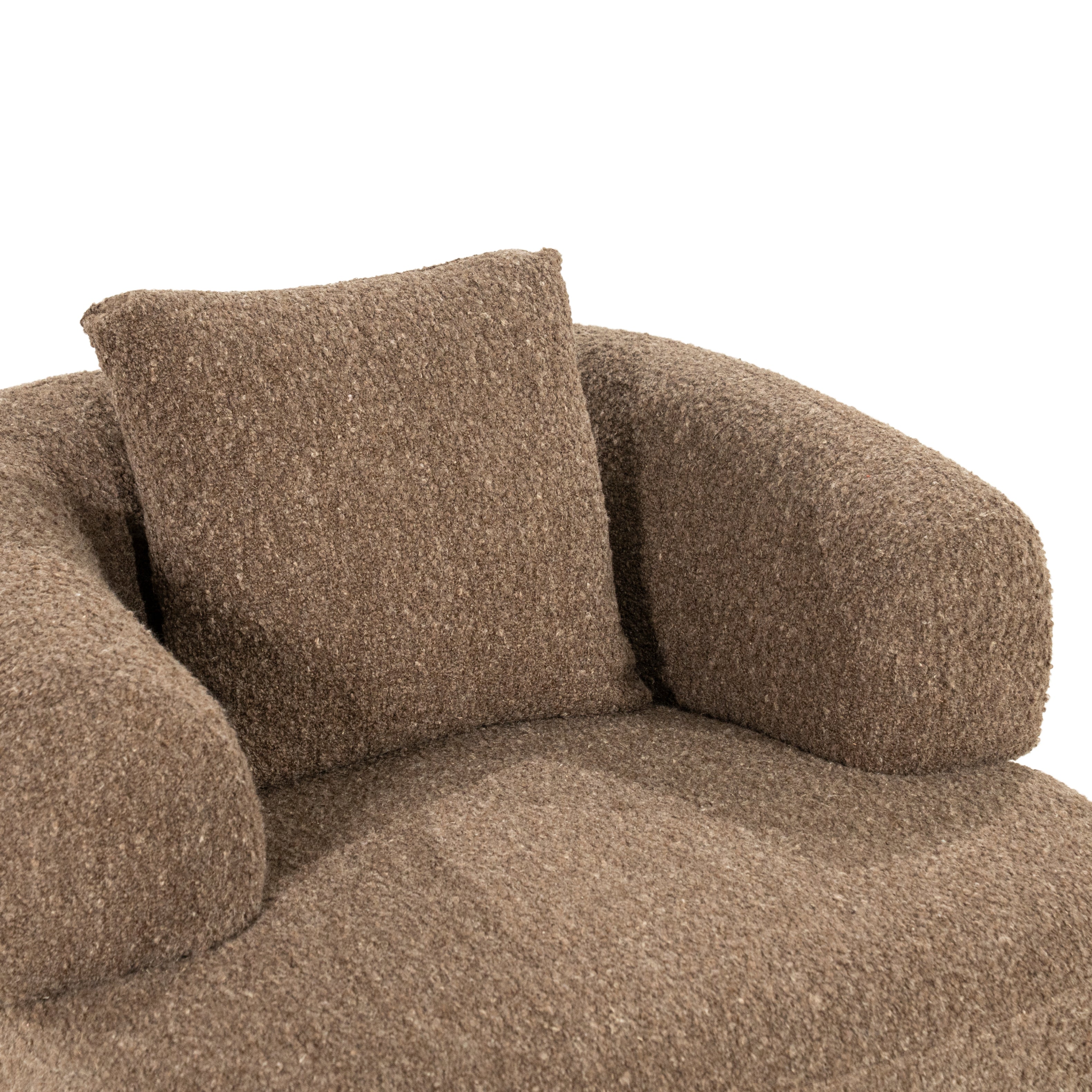 BRUNO Armchair in Brown