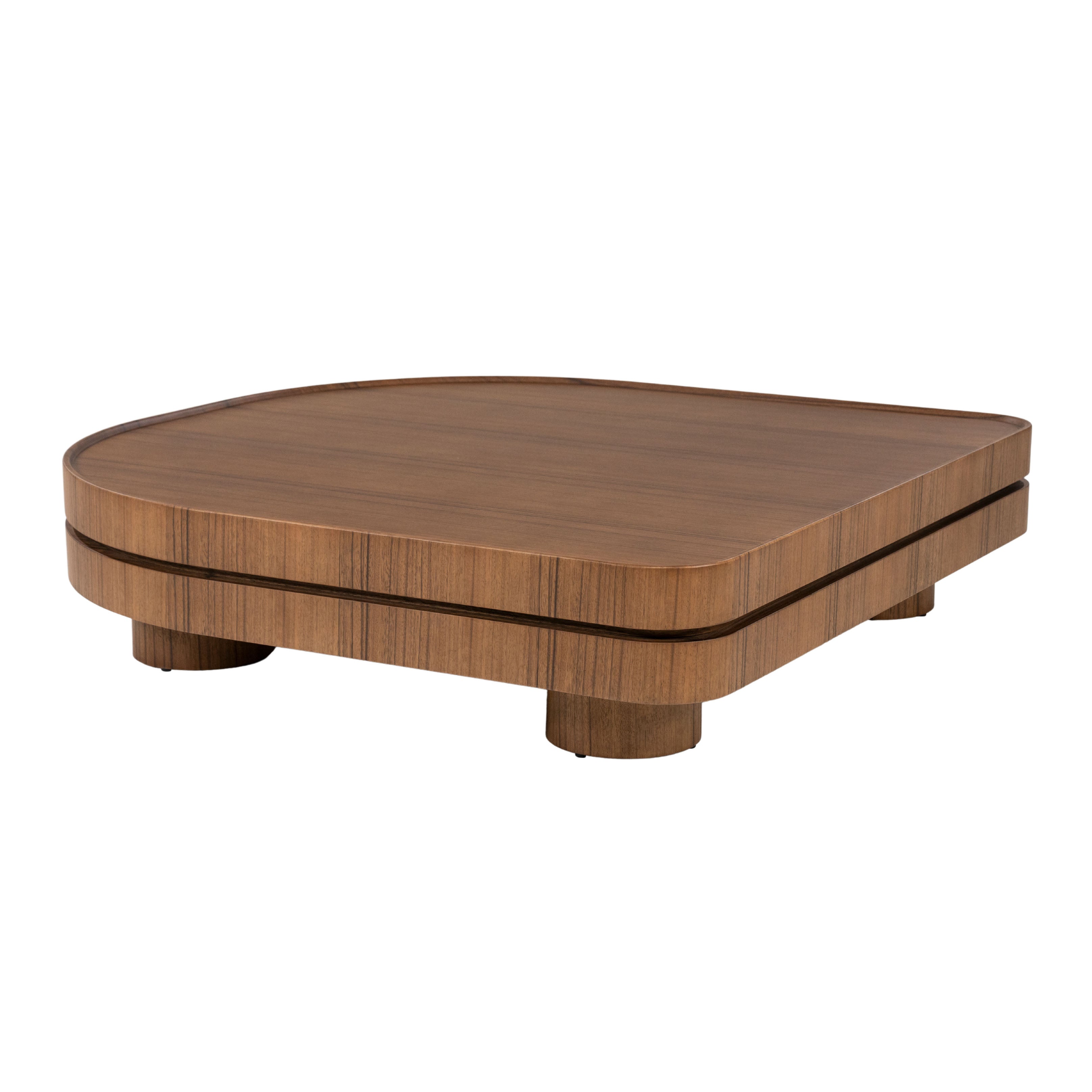 ARCUS Coffee Table in Walnut Veneer