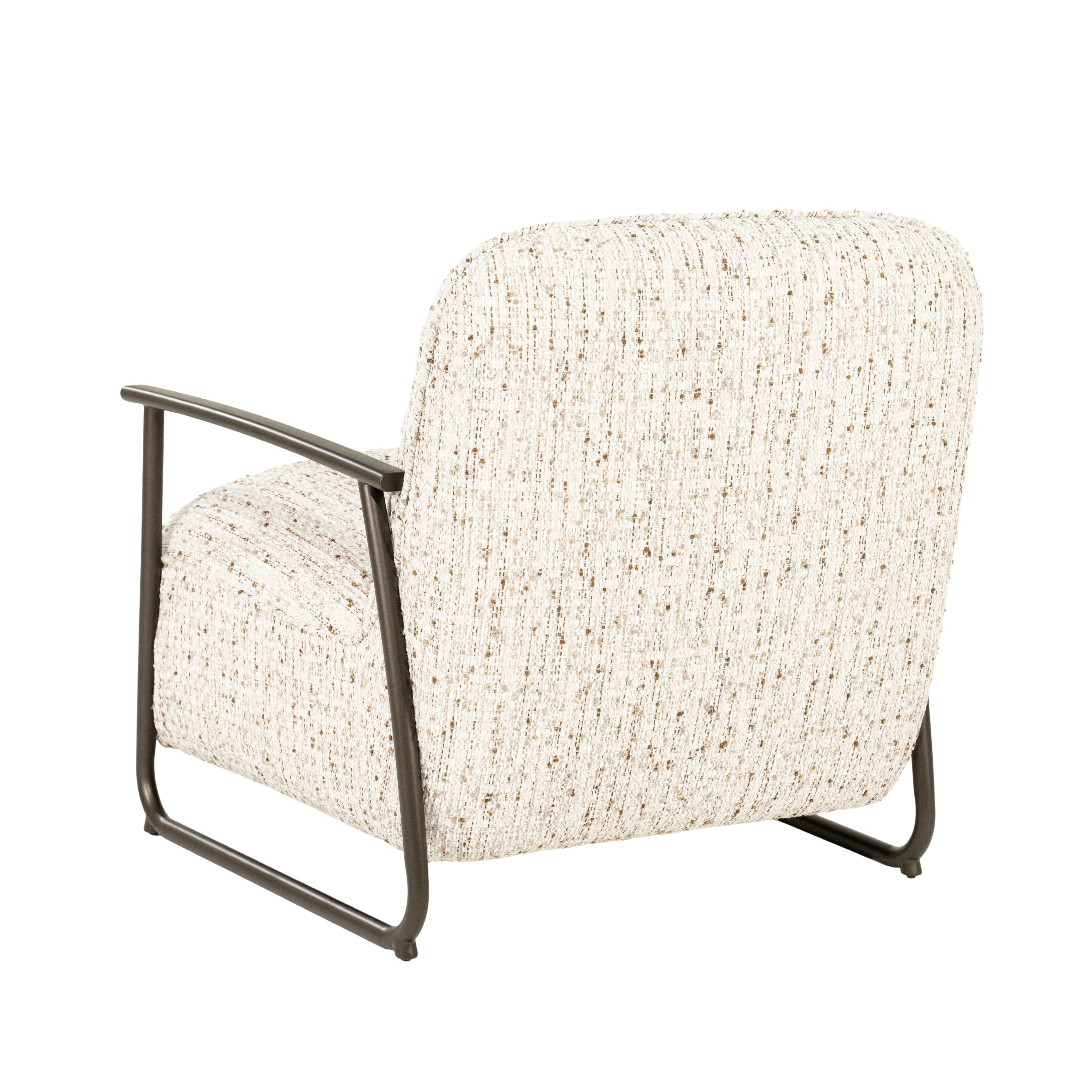 NOREL Armchair in Beige Melange