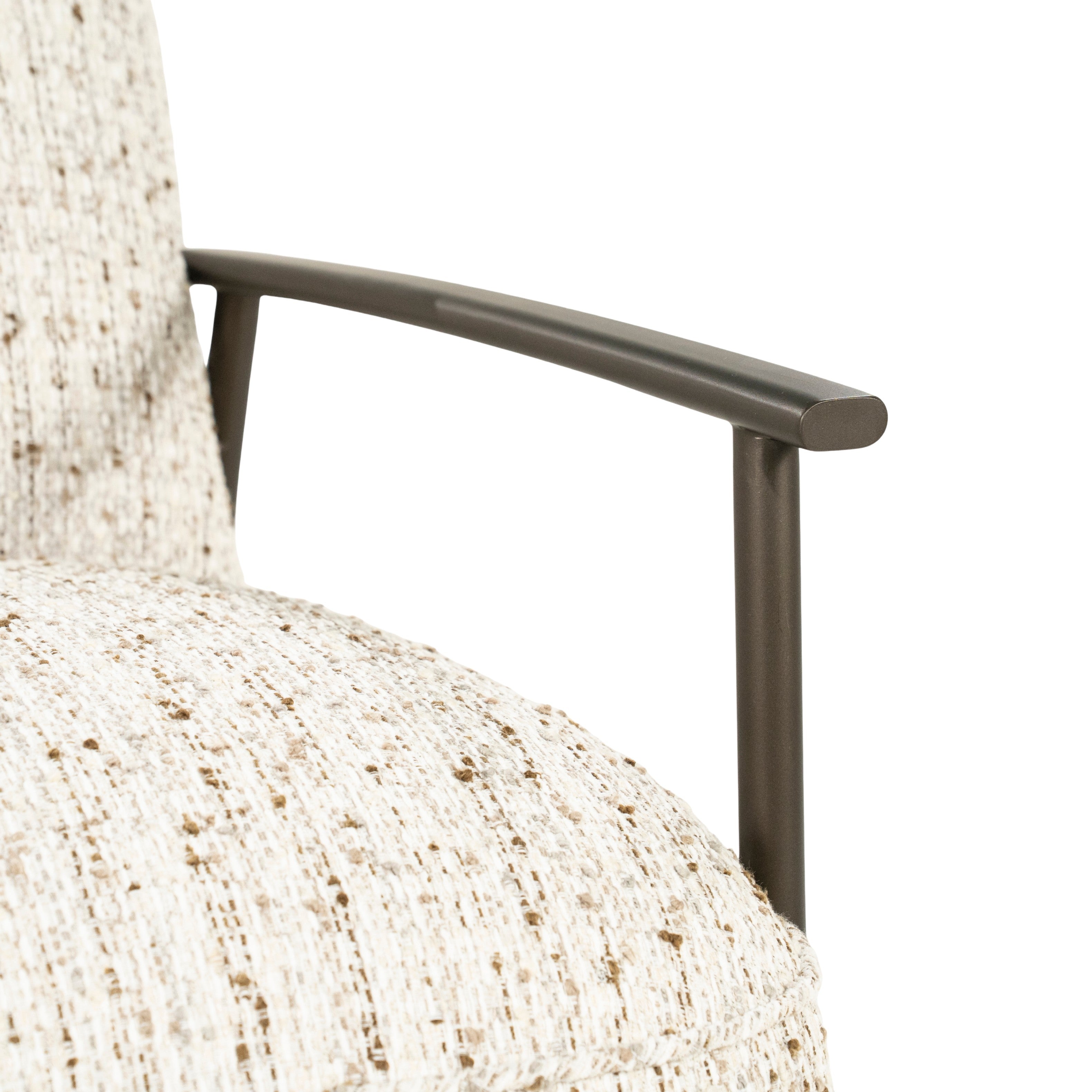 NOREL Armchair in Beige Melange