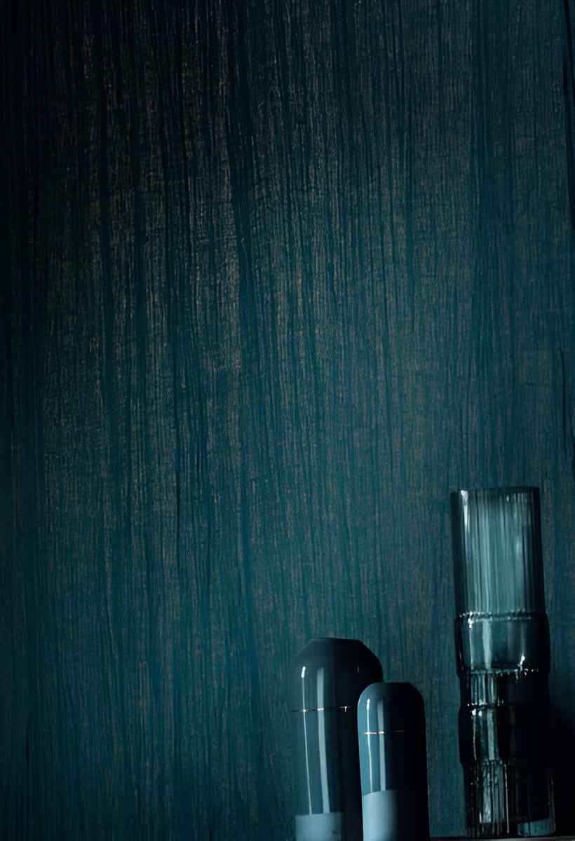 Textile Structural Pleated Wallpaper ATALANTA - MUSTARD