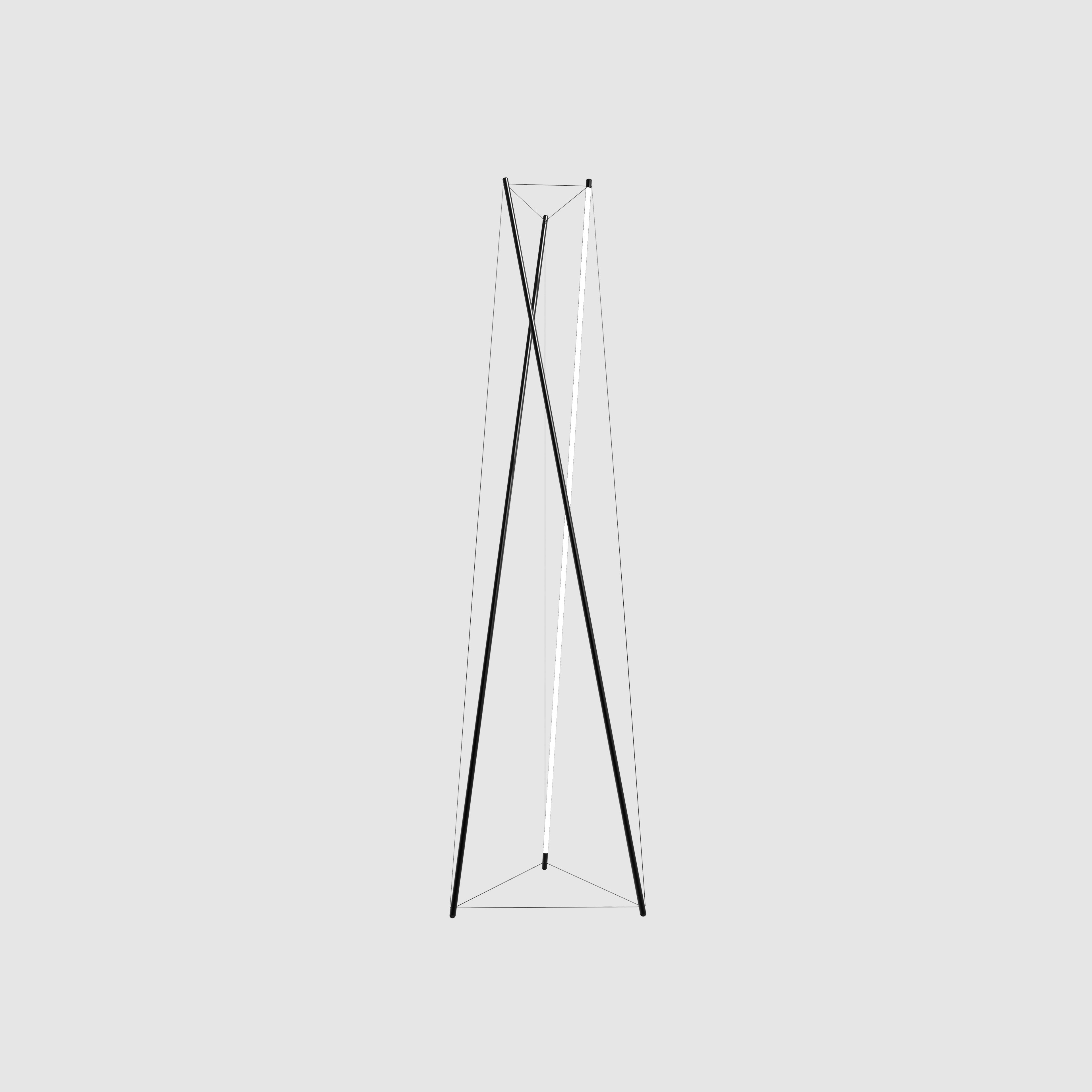 TENSO Black Floor Lamp