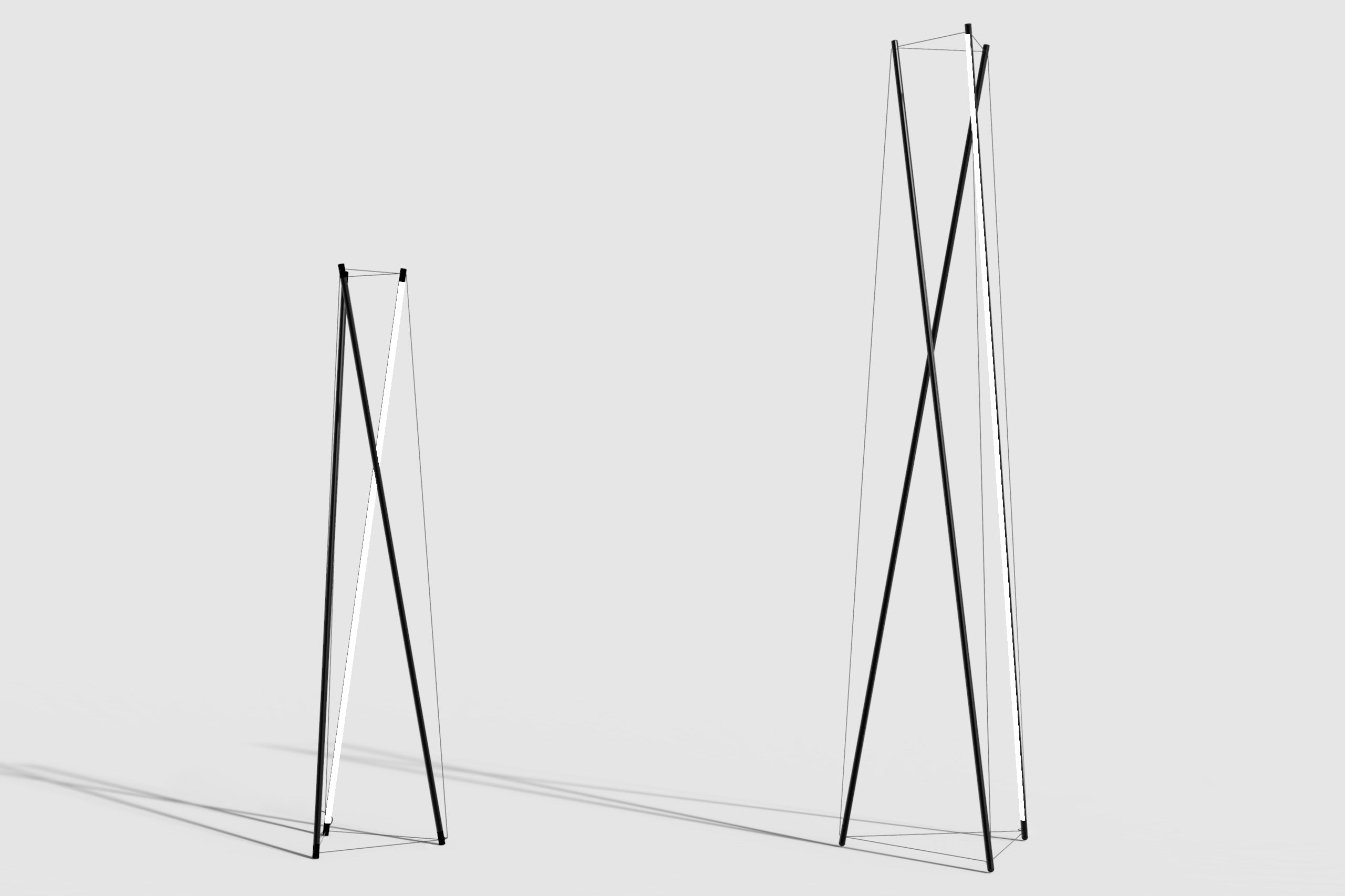 TENSO Black Floor Lamp