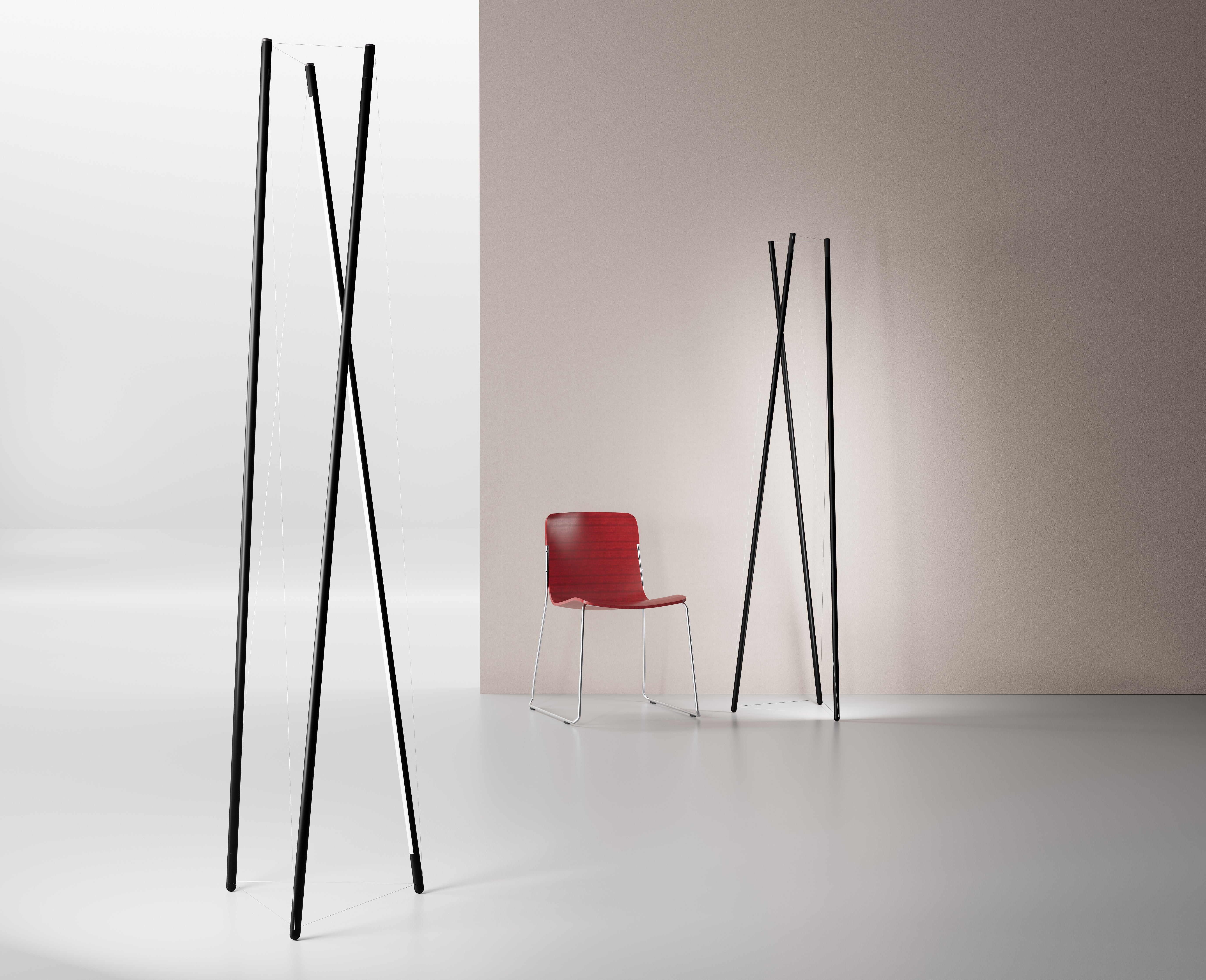 TENSO Black Floor Lamp