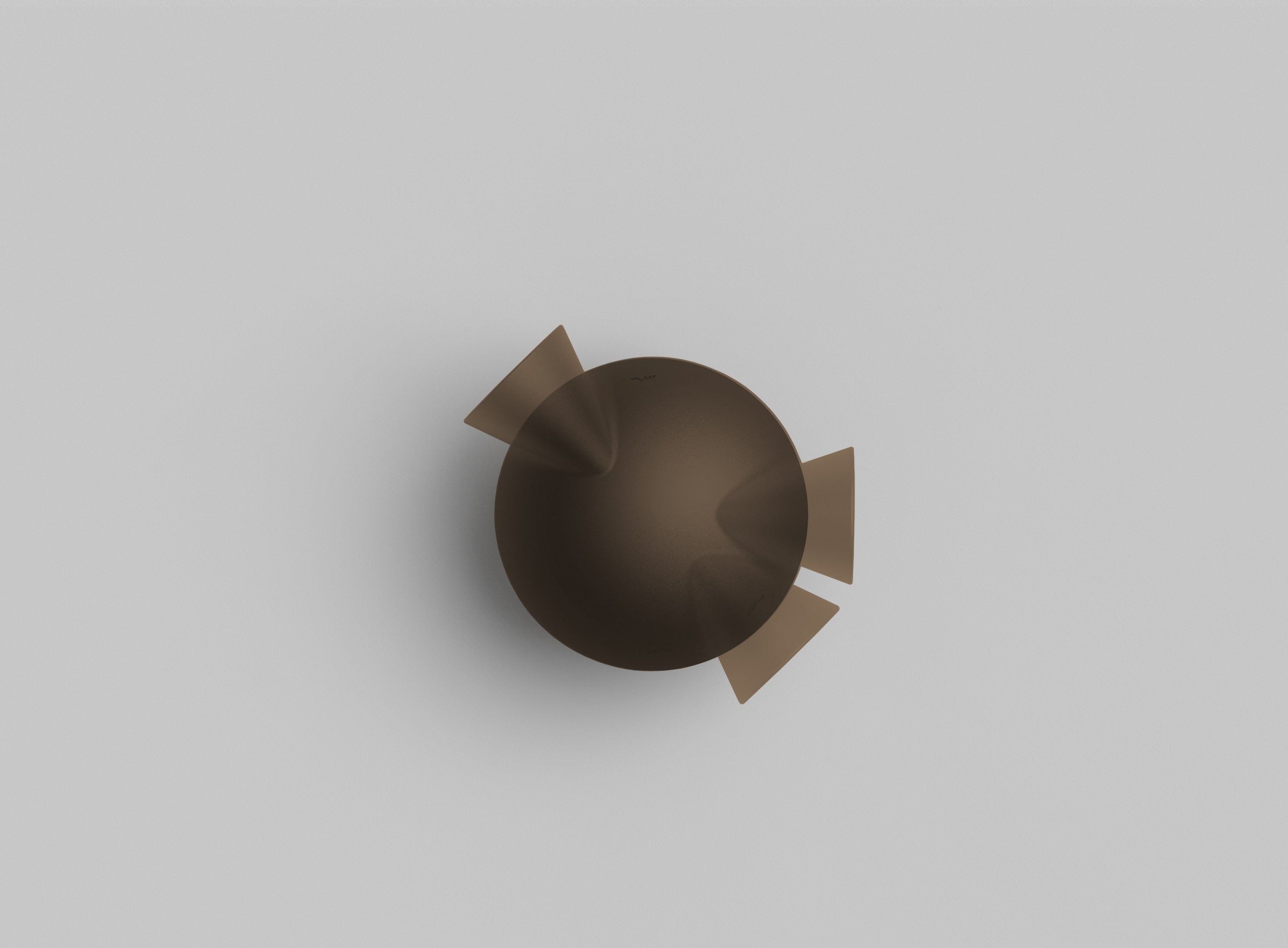 TORTUGA Wall Lamp in Brown