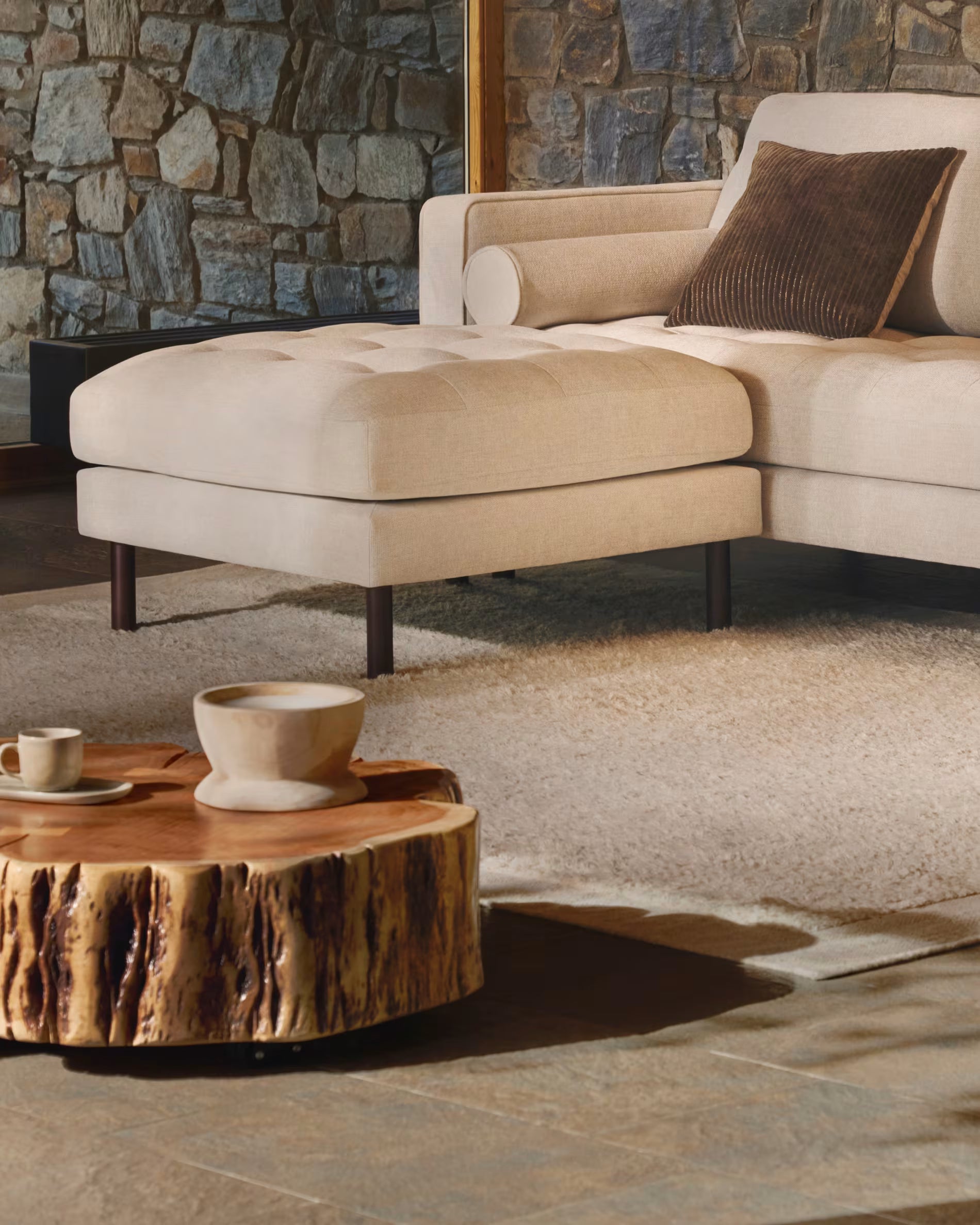 NUVINE lite coffee table acacia wood
