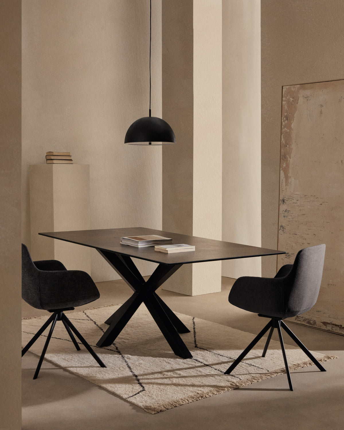 Lampa sufitowa CATLAR czarny metal – ujęcie 4