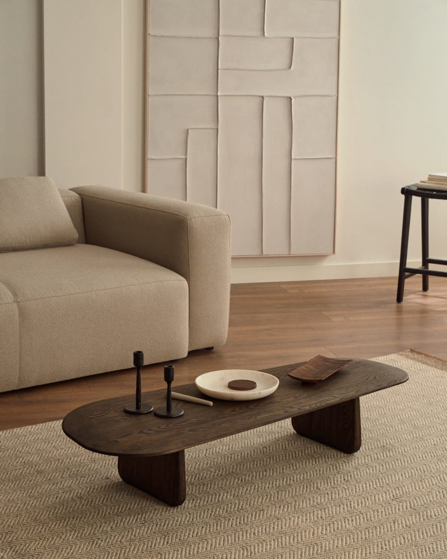 Coffee table pirita dark oak wood