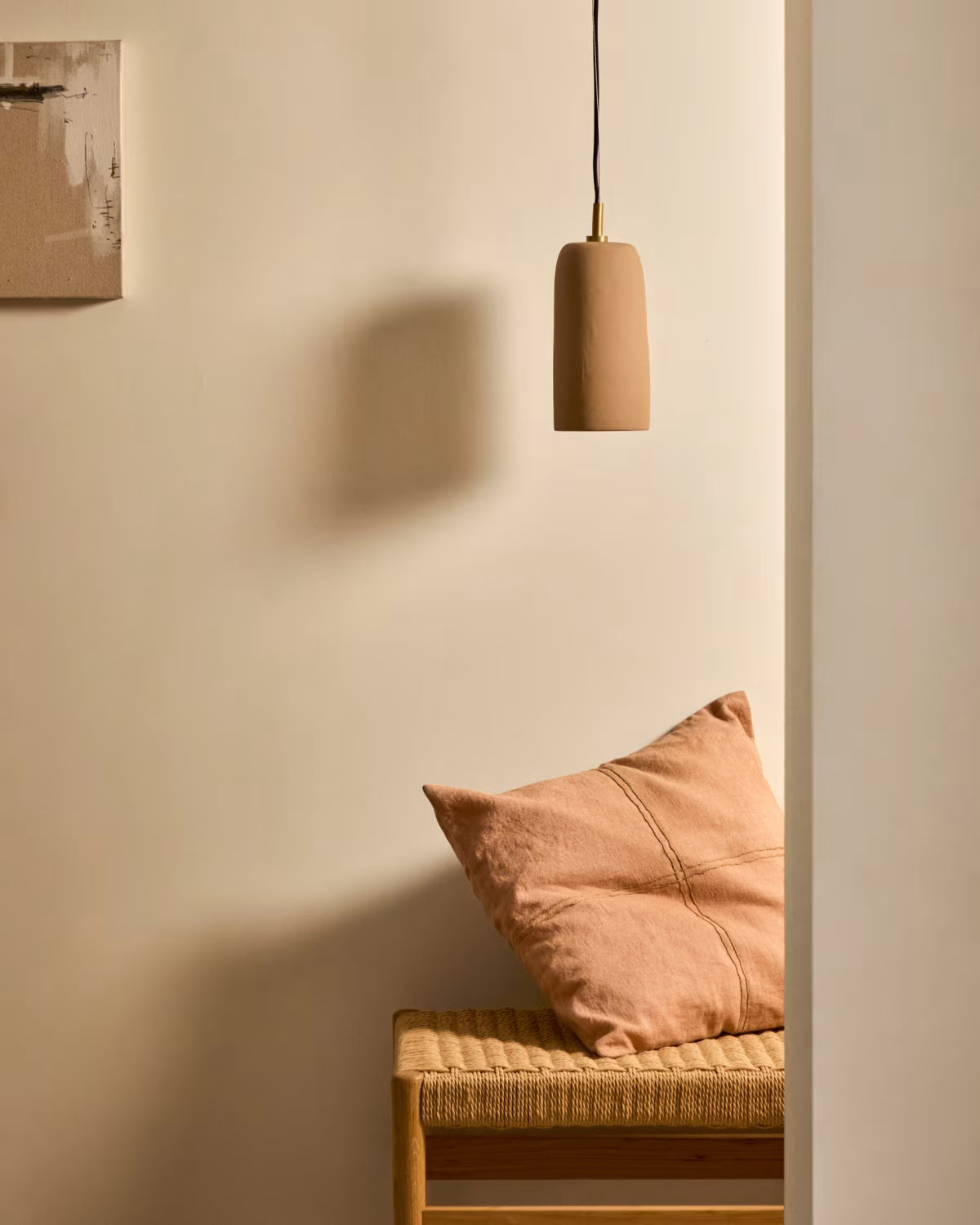 Madsen terracotta hanging lamp
