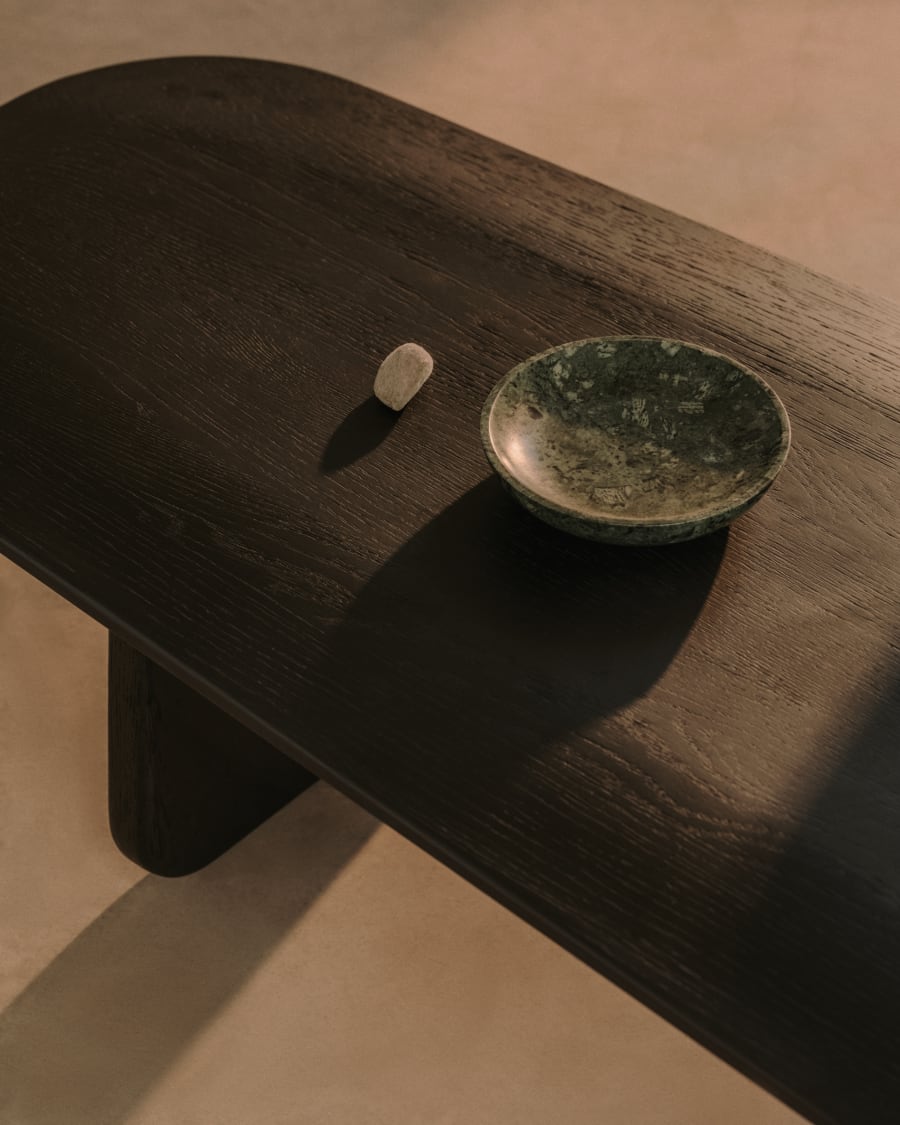 Pirita coffee table black oak wood