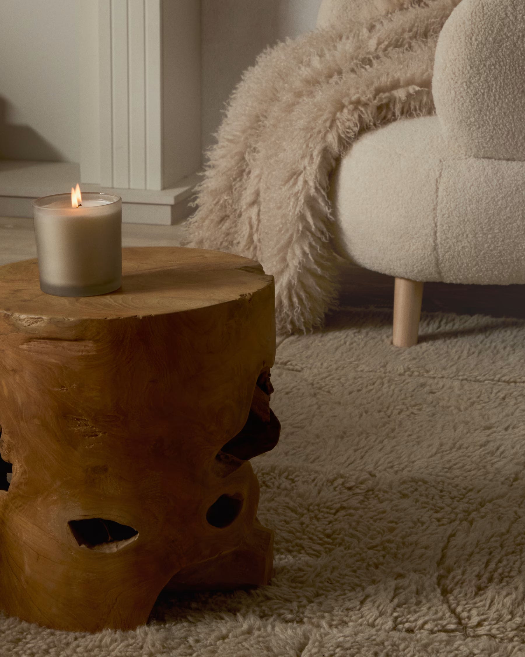 Side table tropicana solid wood wood