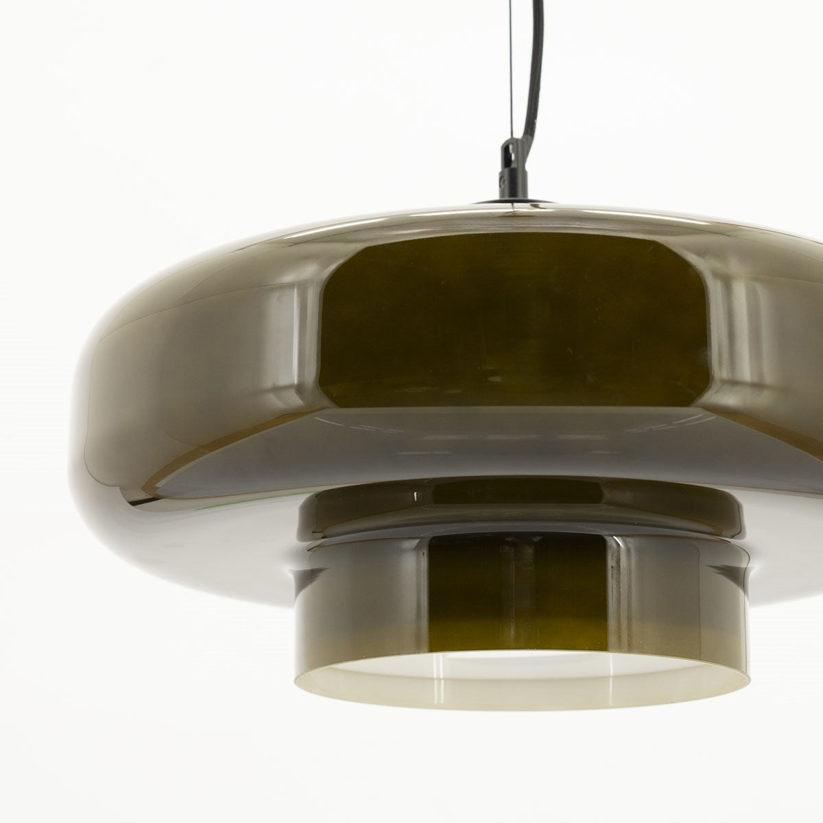 Lampa wisząca VETRO zielony – styl vintage
