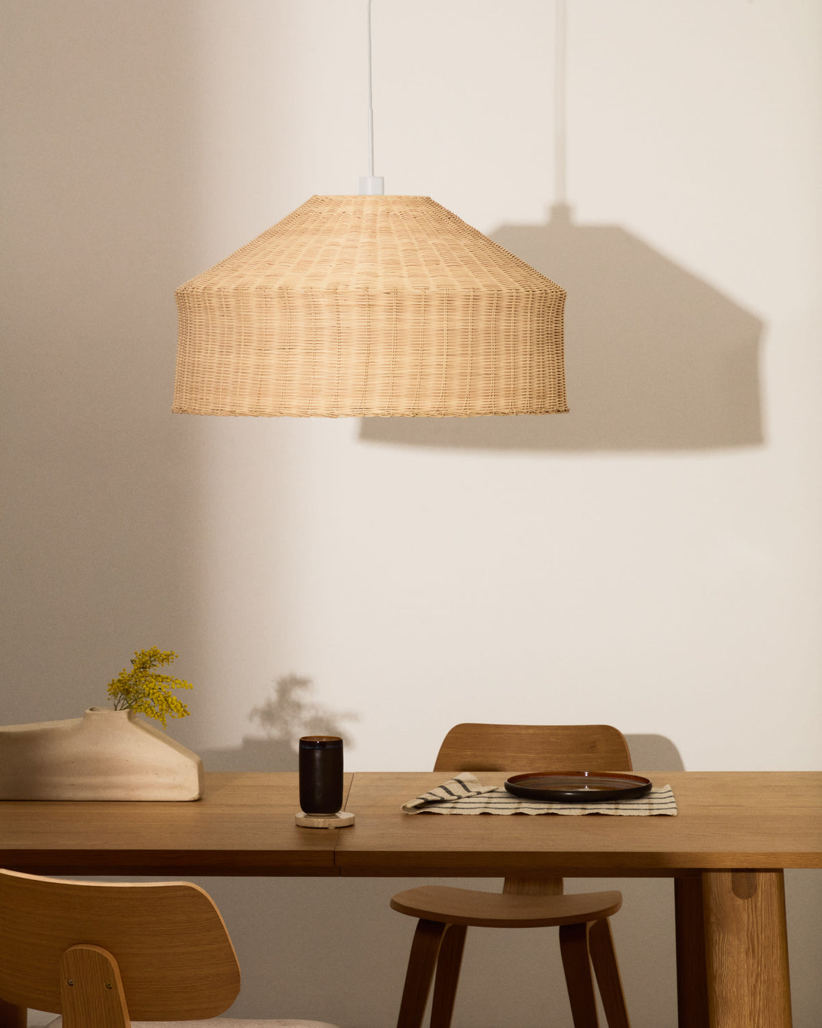Abażur ENNIA naturalny rattan – ujęcie 7