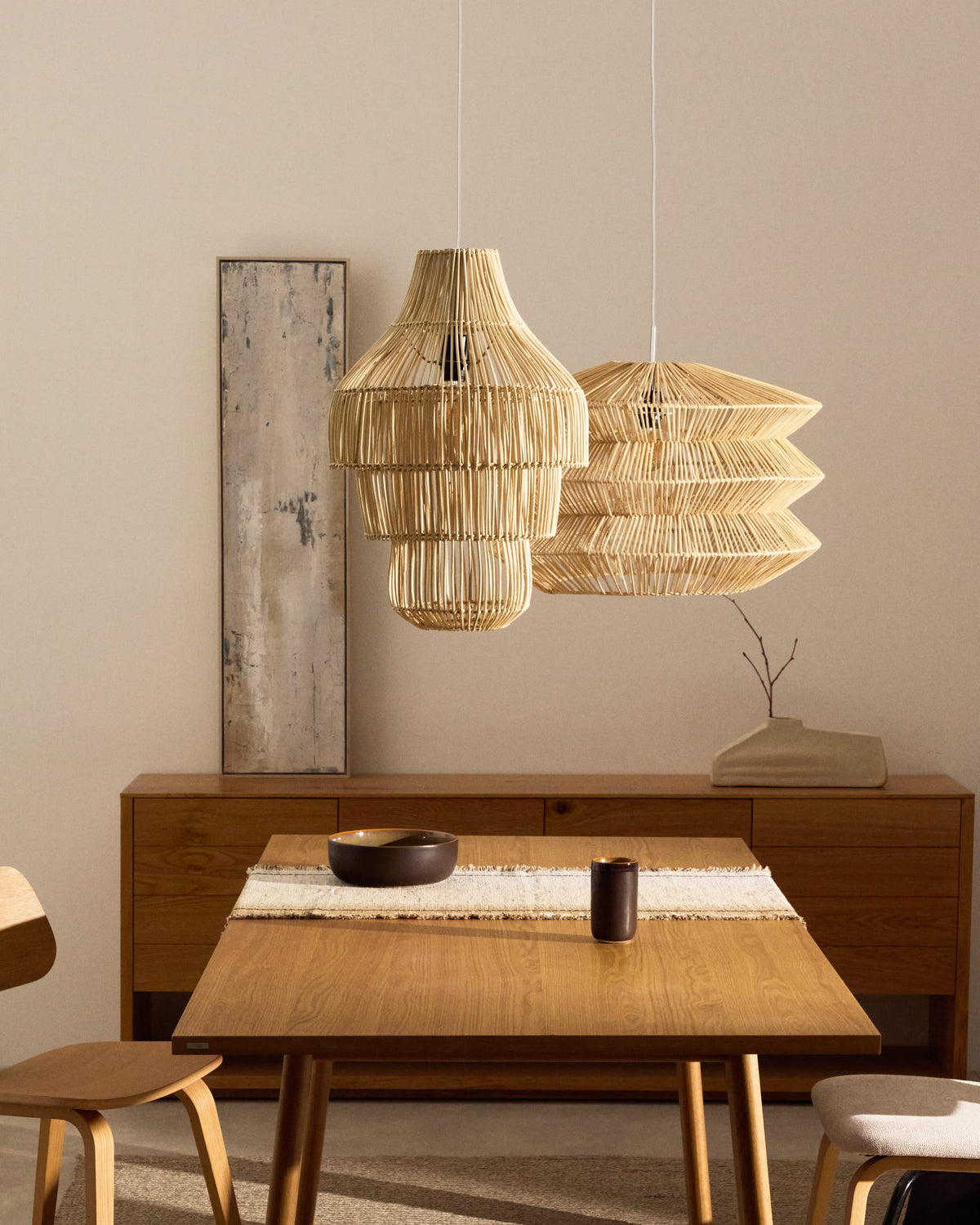 Abażur JANOA naturalny rattan – ujęcie 2