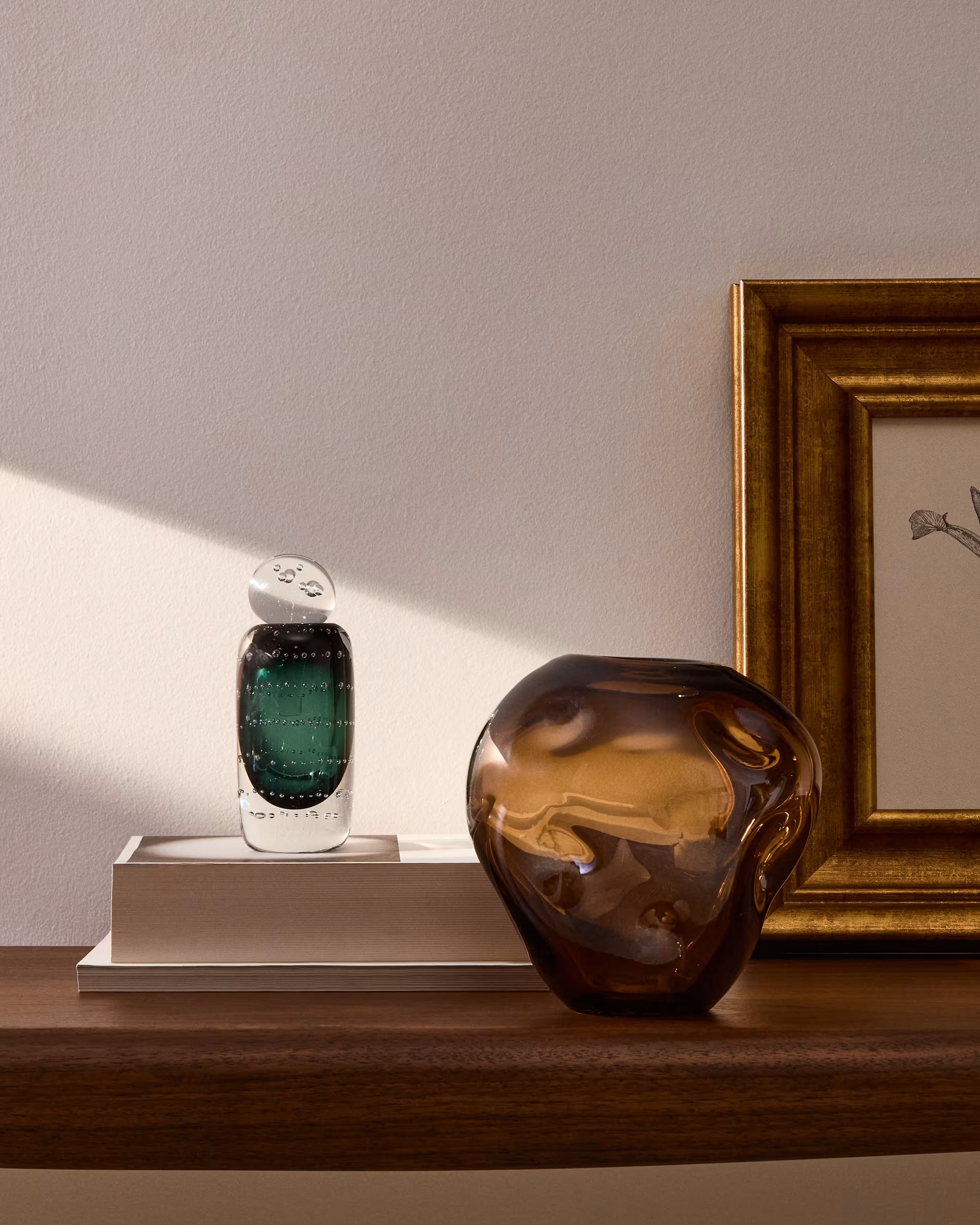 LUNIVO Sea Glass Vase