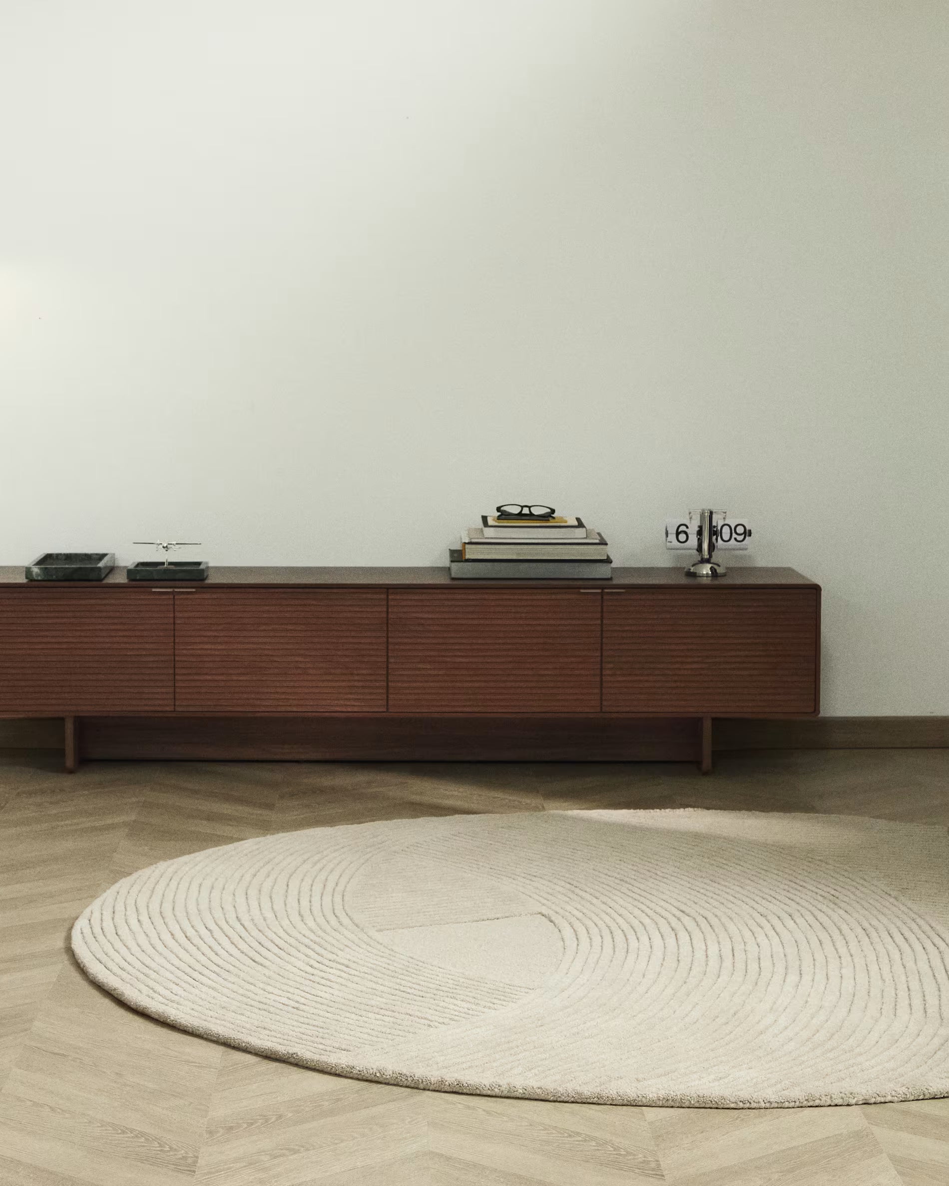 Round rug DOMM cream