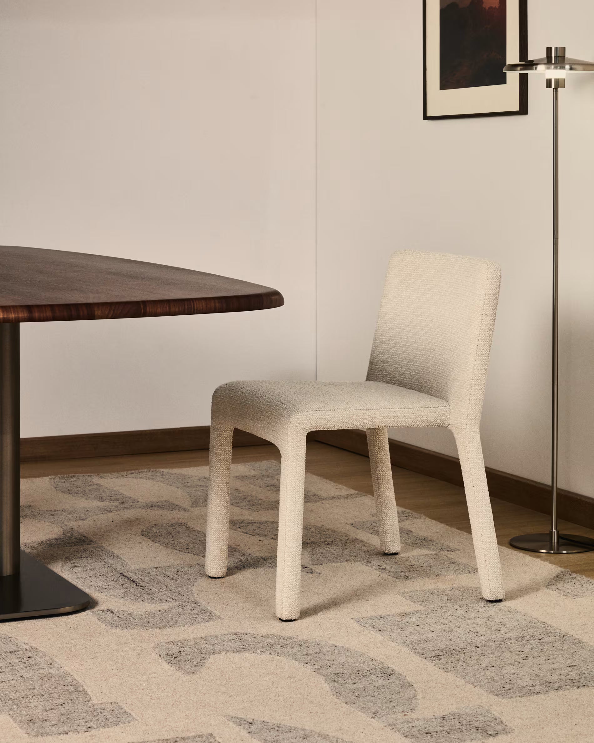 LORIA Chair Beige Chenille
