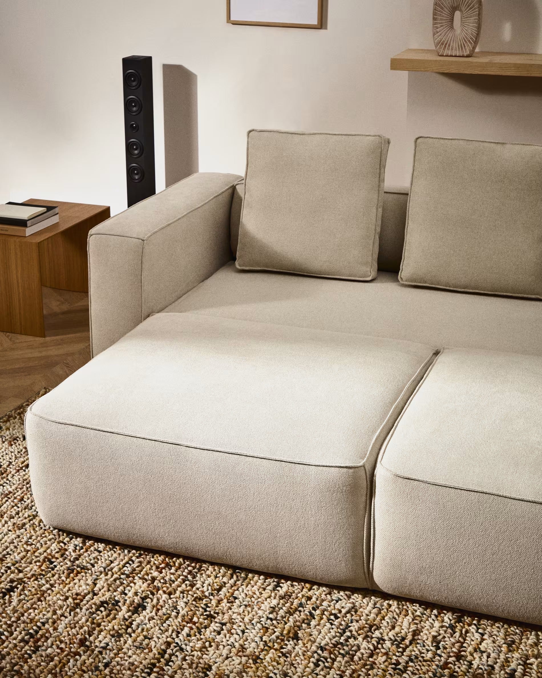 Sofa 3-osobowa z funkcją spania MARELA beige