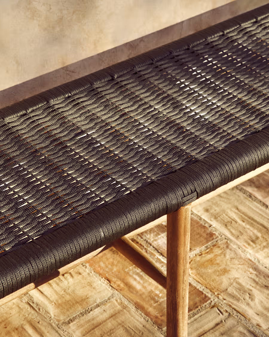 ALIPA Outdoor Bench Black