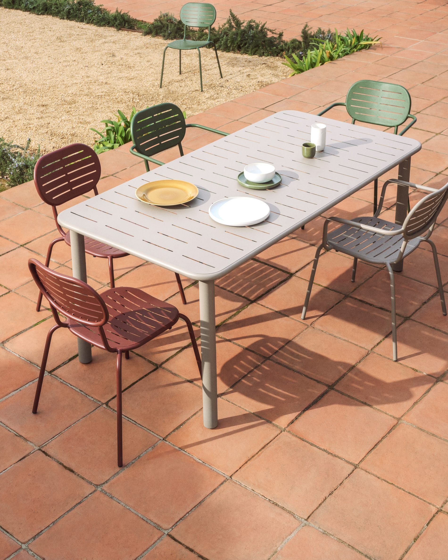 BRAI Burgundy Garden Chair
