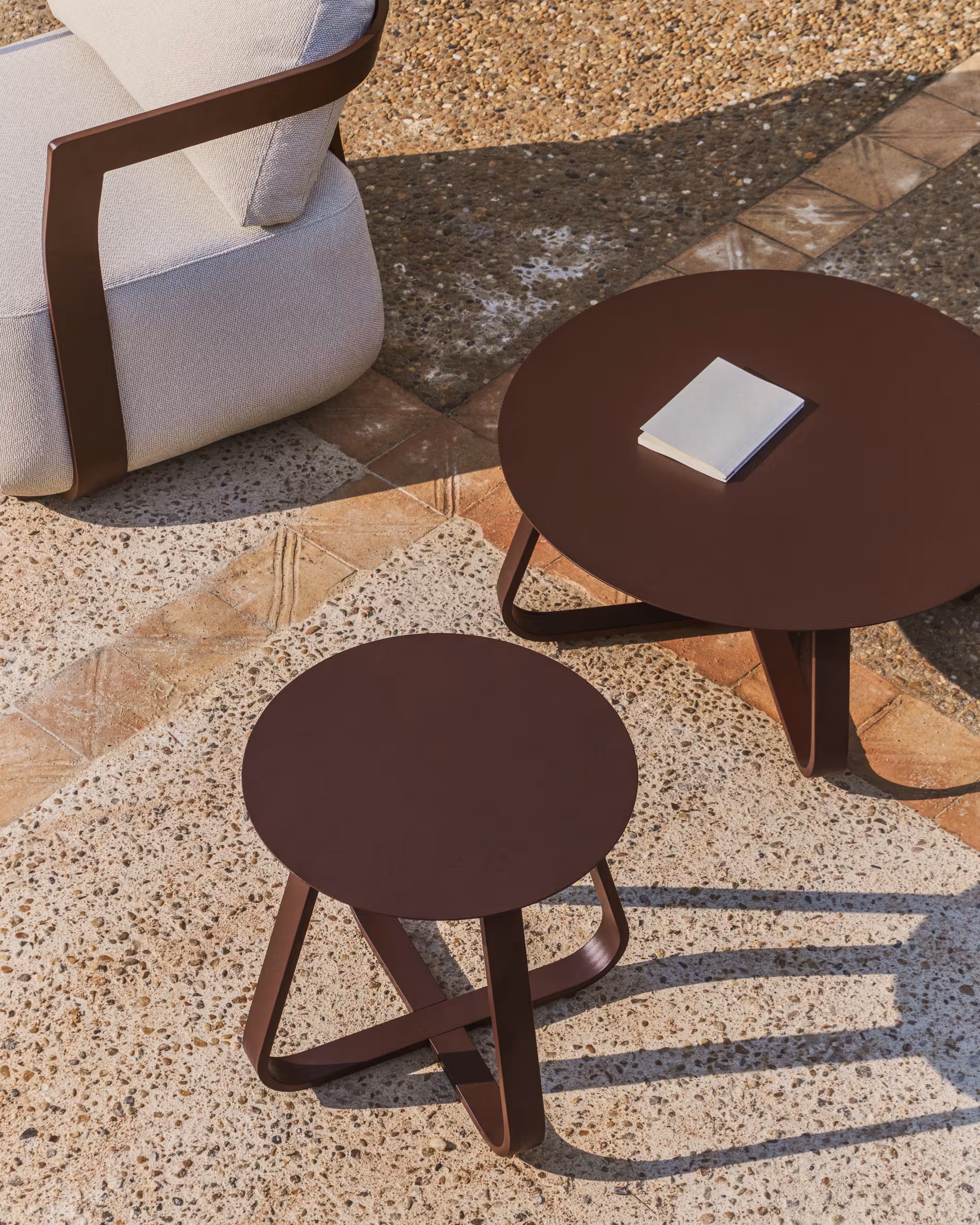 TAMARIS Side Table Brown