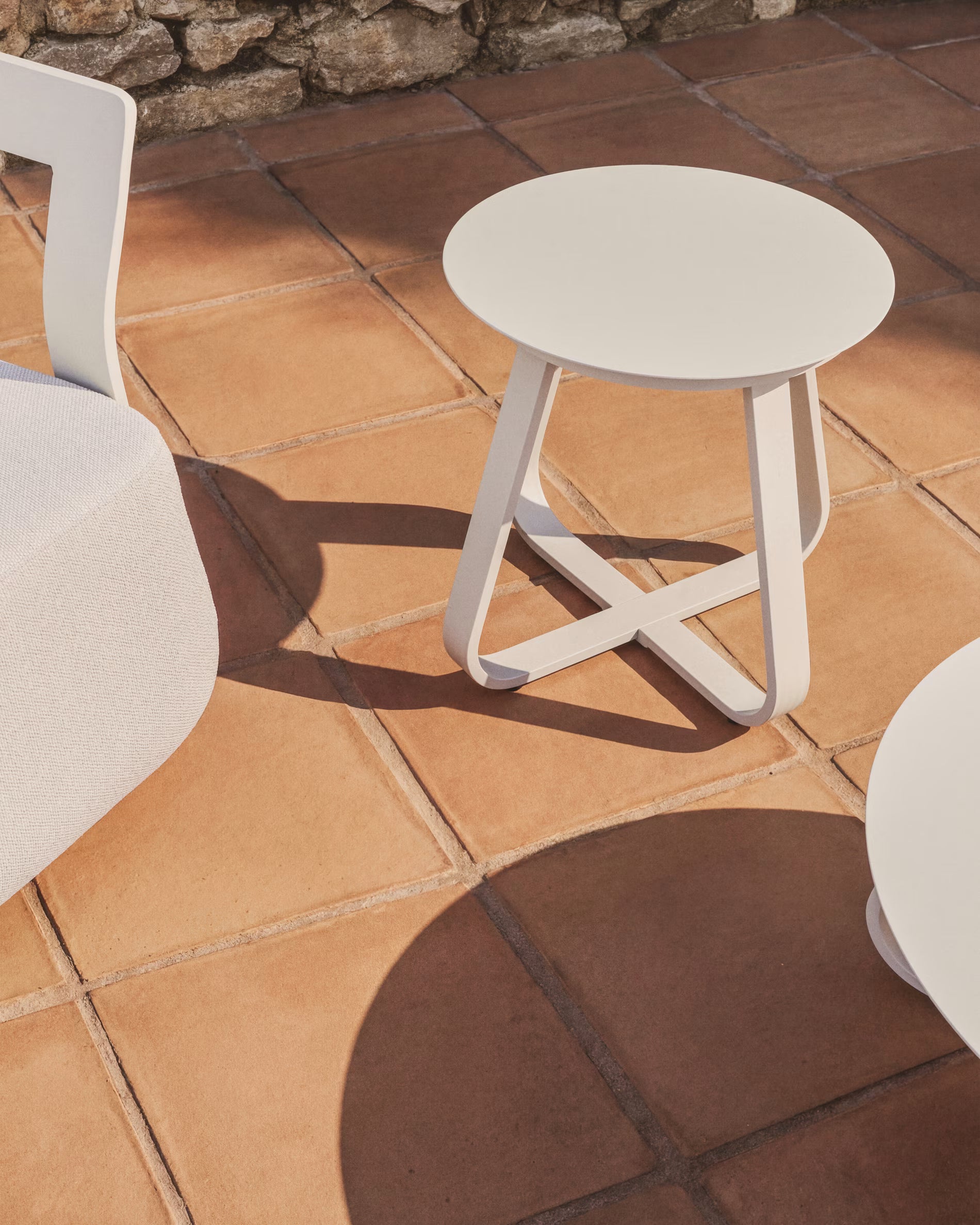 TAMARIS Side Table Ecru