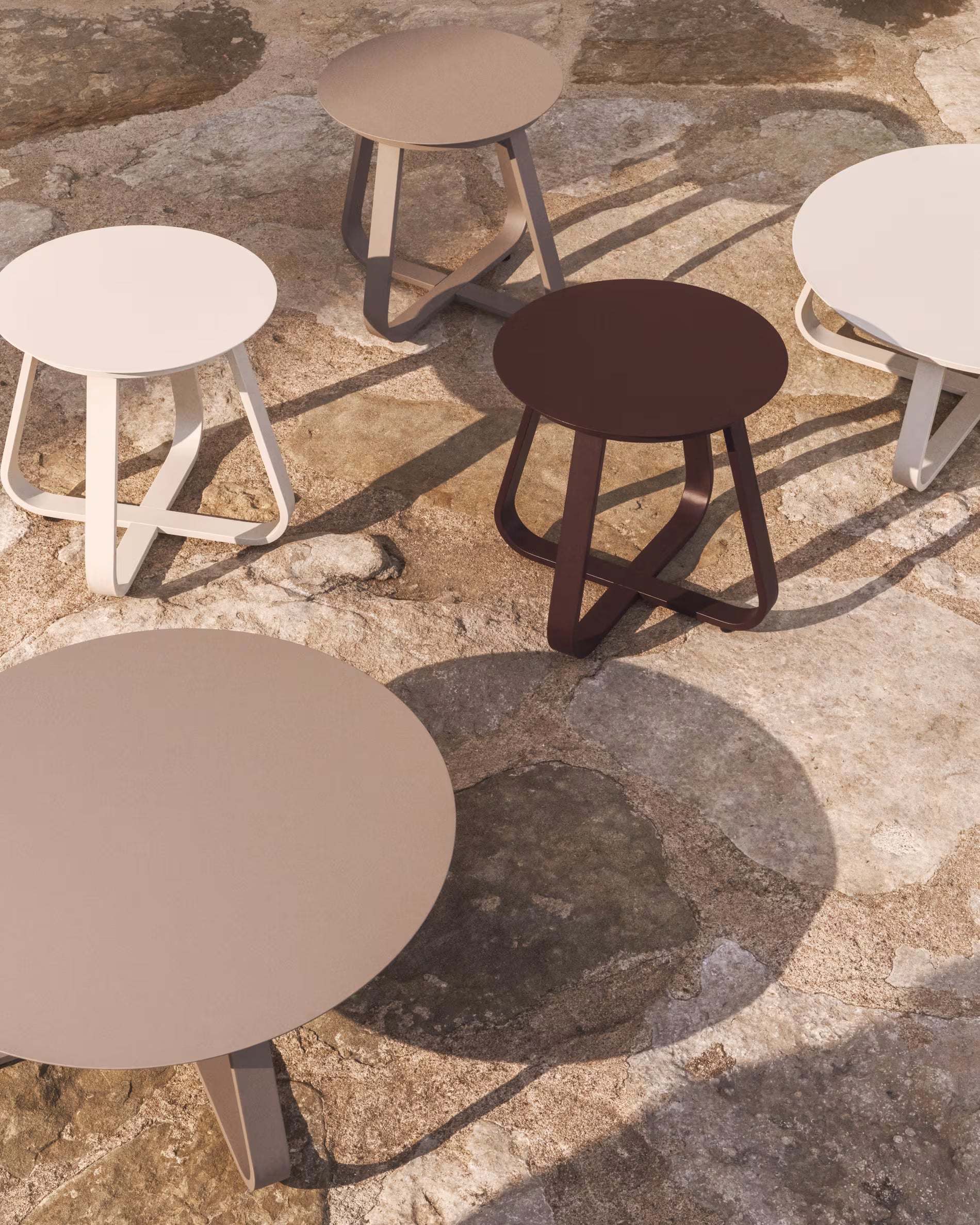 TAMARIS Side Table Brown