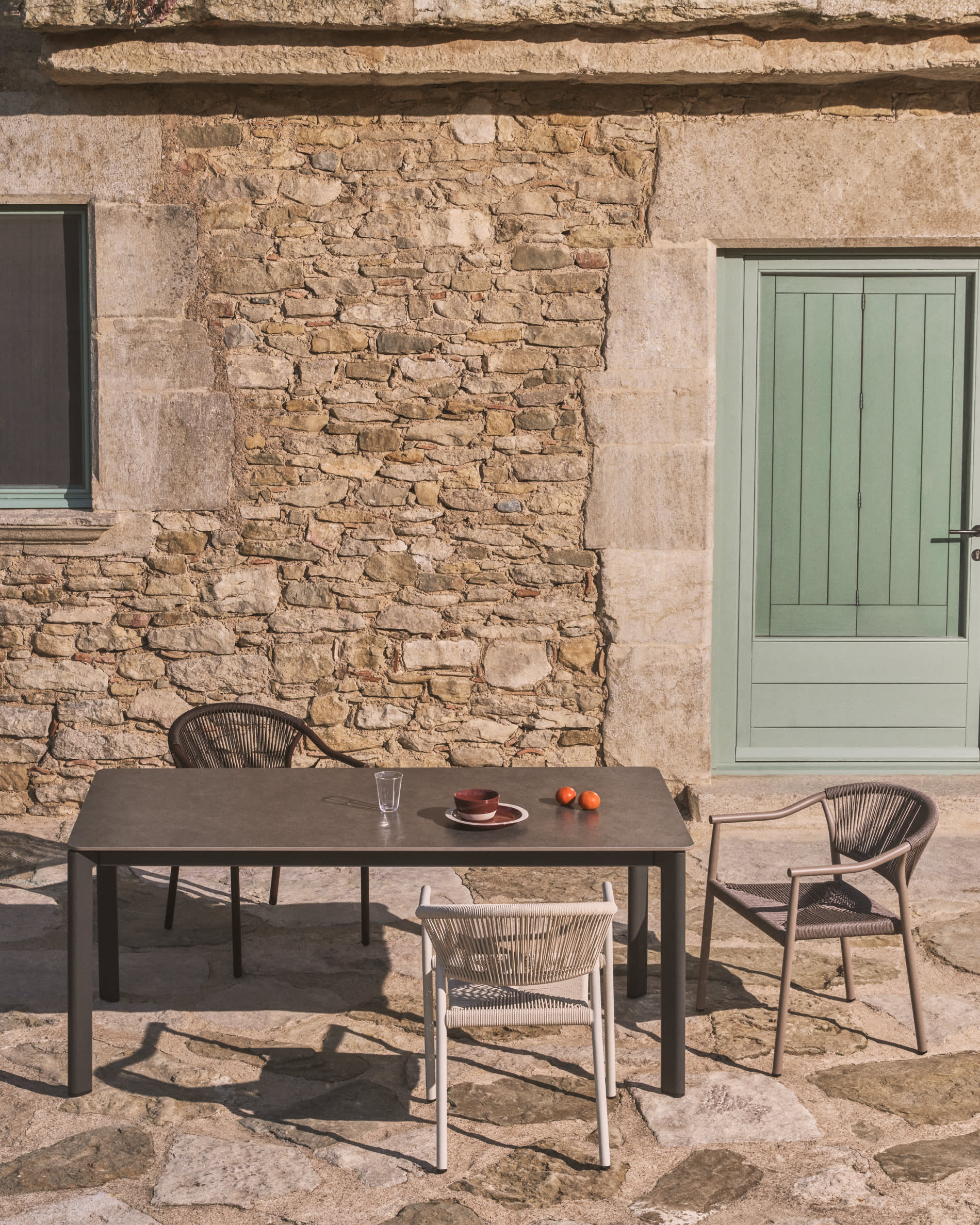 LIVADIA taupe garden chair