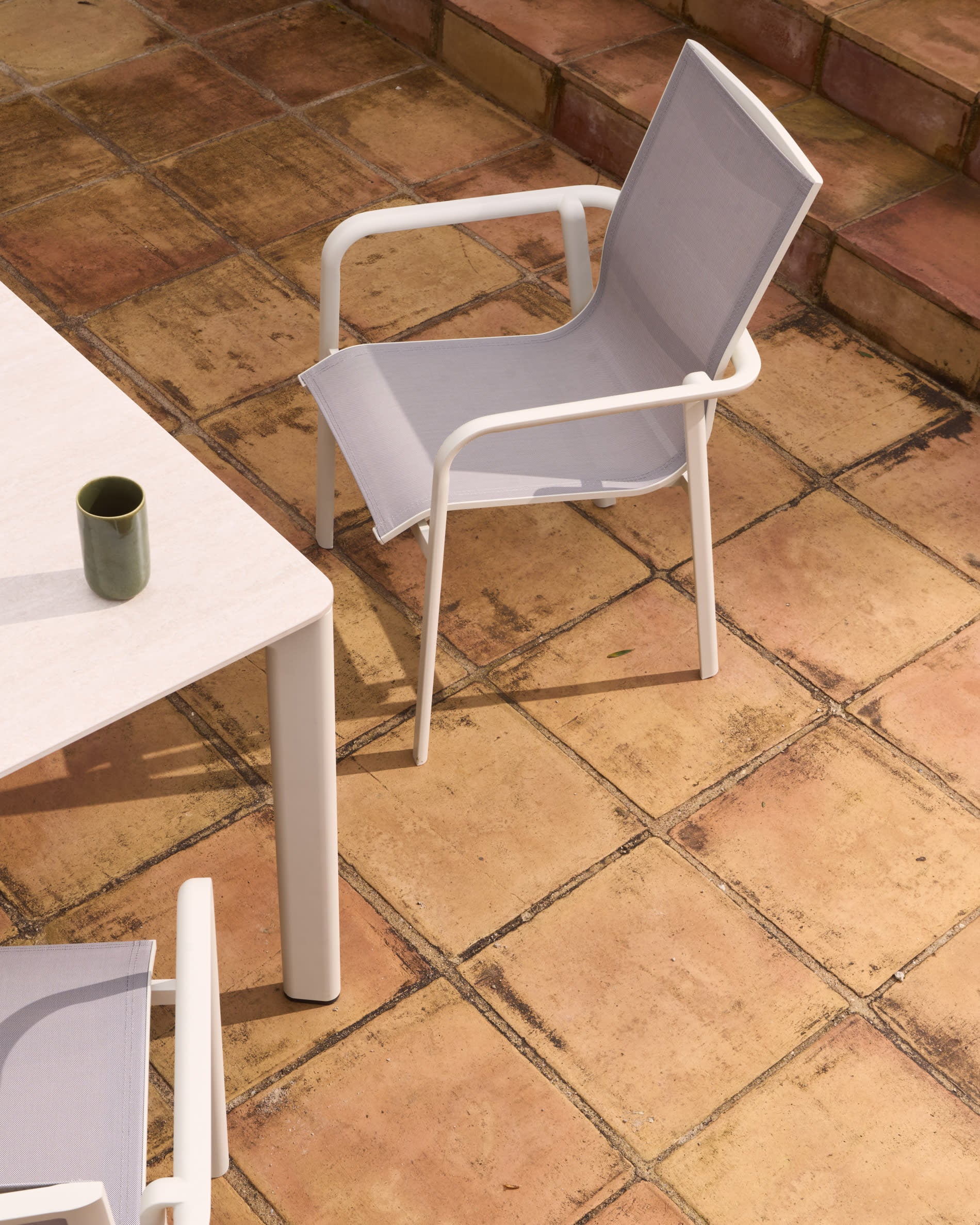 CANEA ecru garden chair