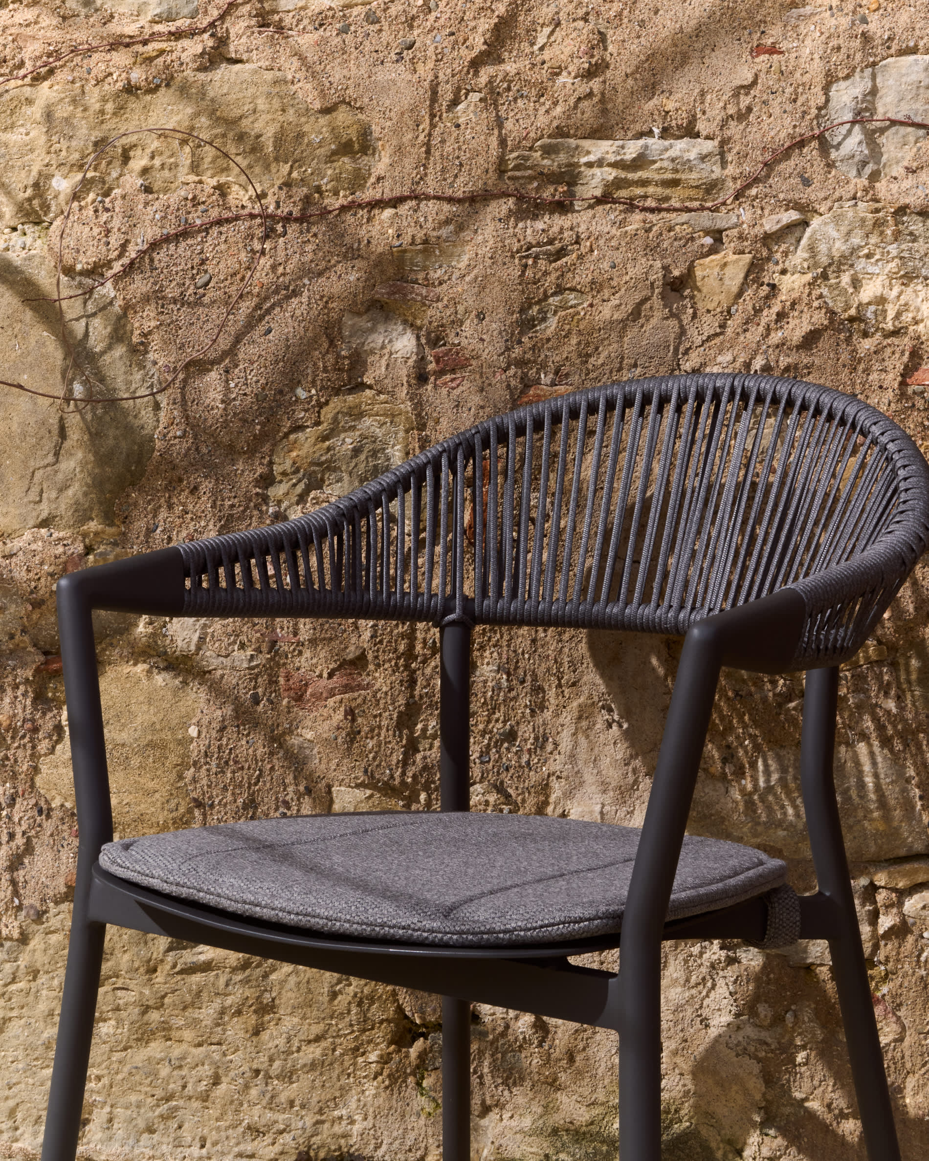 ALIMIA garden chair graphite