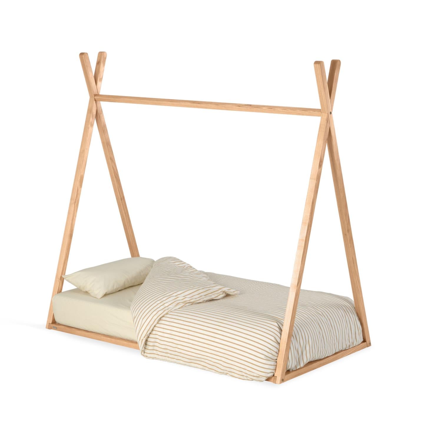 Łóżko tipi MARALIS lite drewno bukowe La Forma 70x140 cm   Eye on Design
