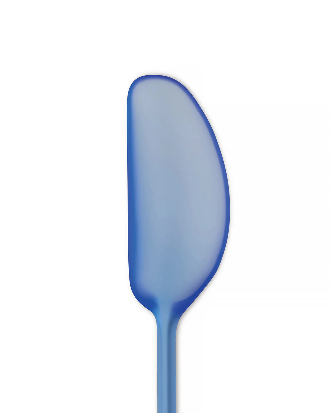 Sleek blue spoon