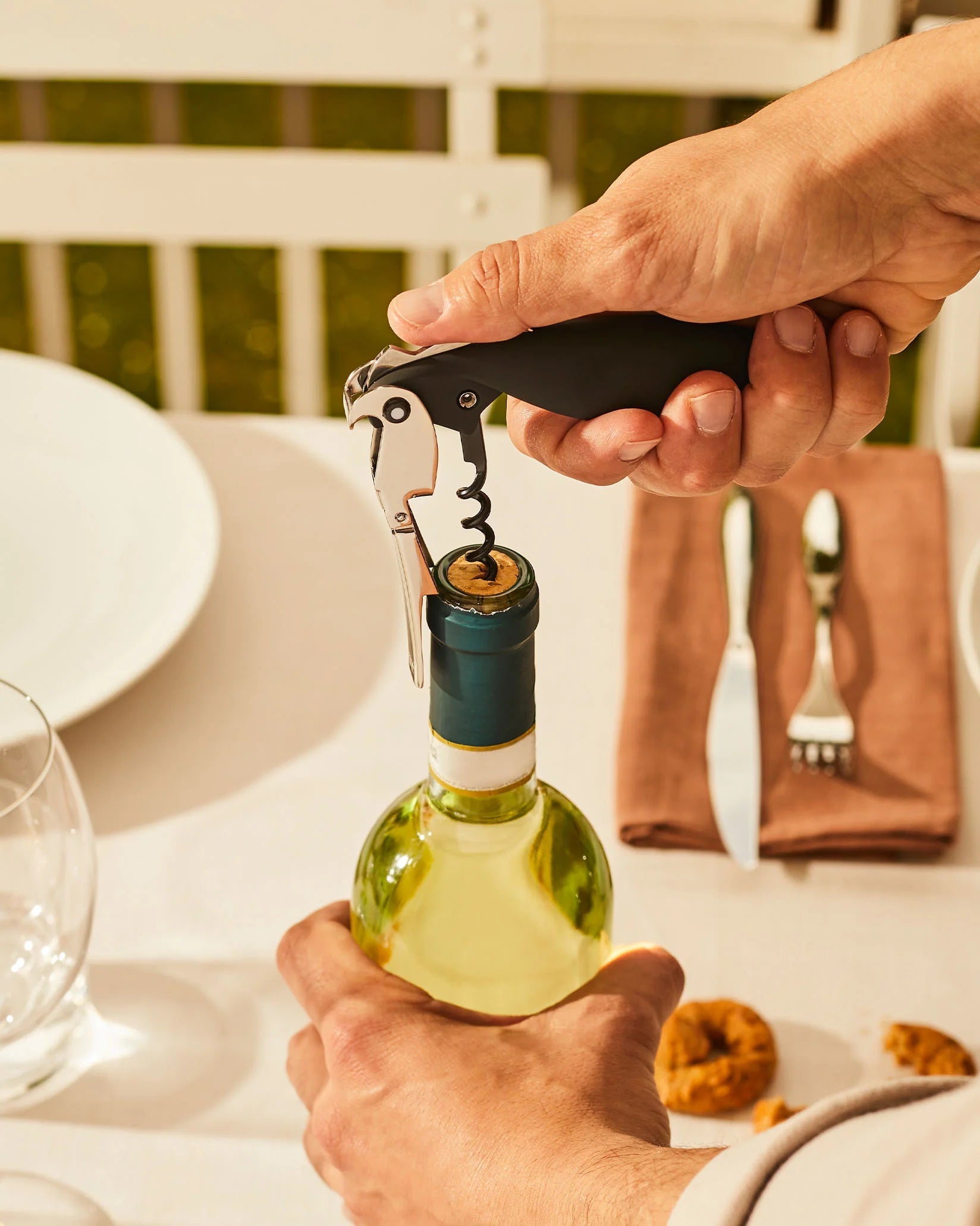 Colorful bartending corkscrew