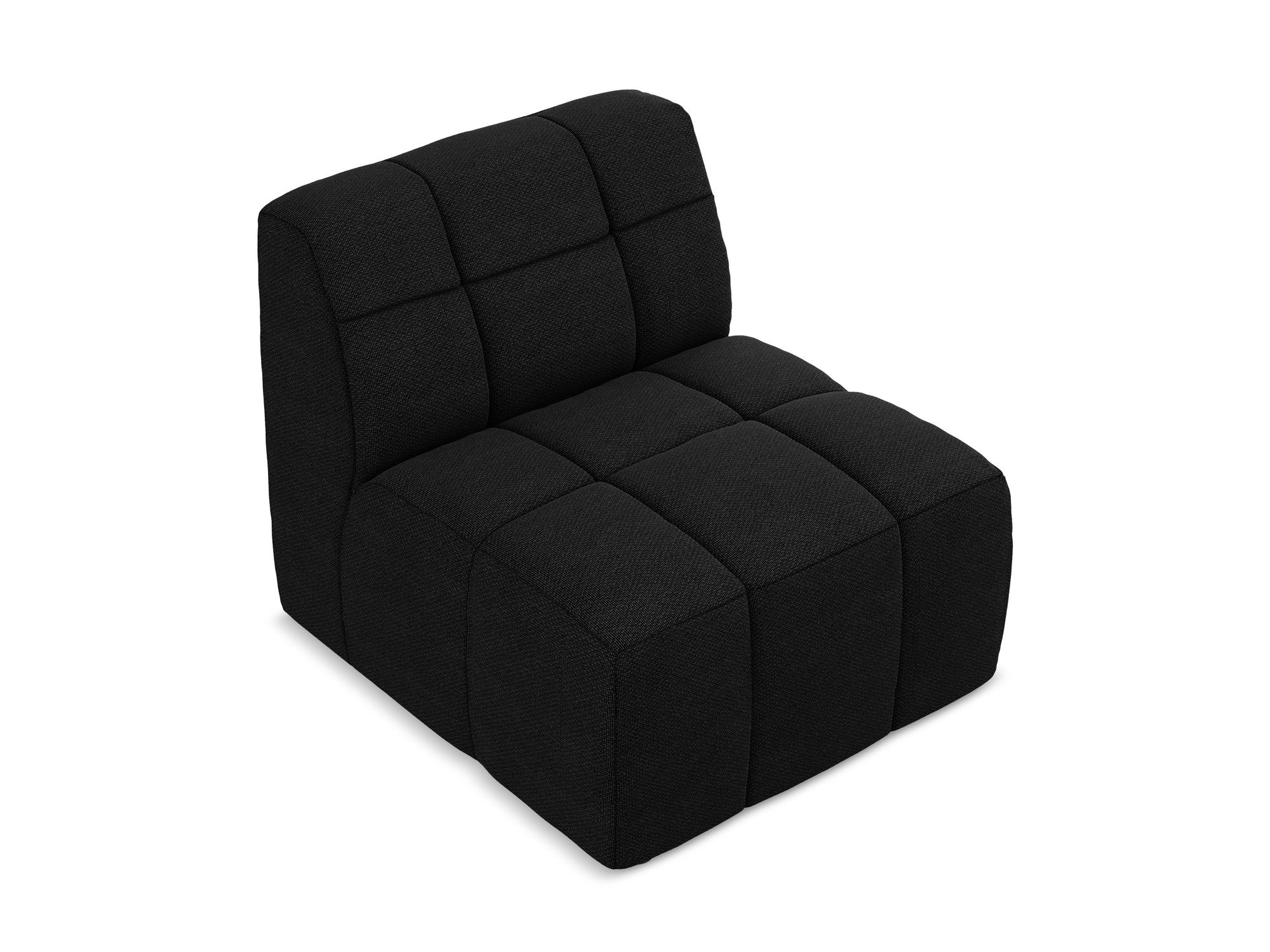 Armchair / module ALOHA black boucle