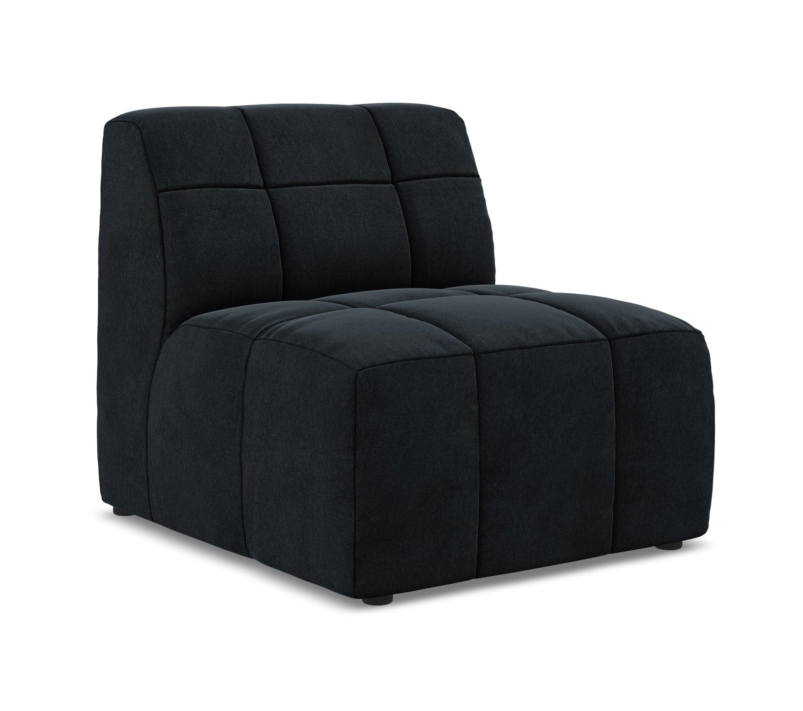 Armchair / velvet module ALOHA royal blue