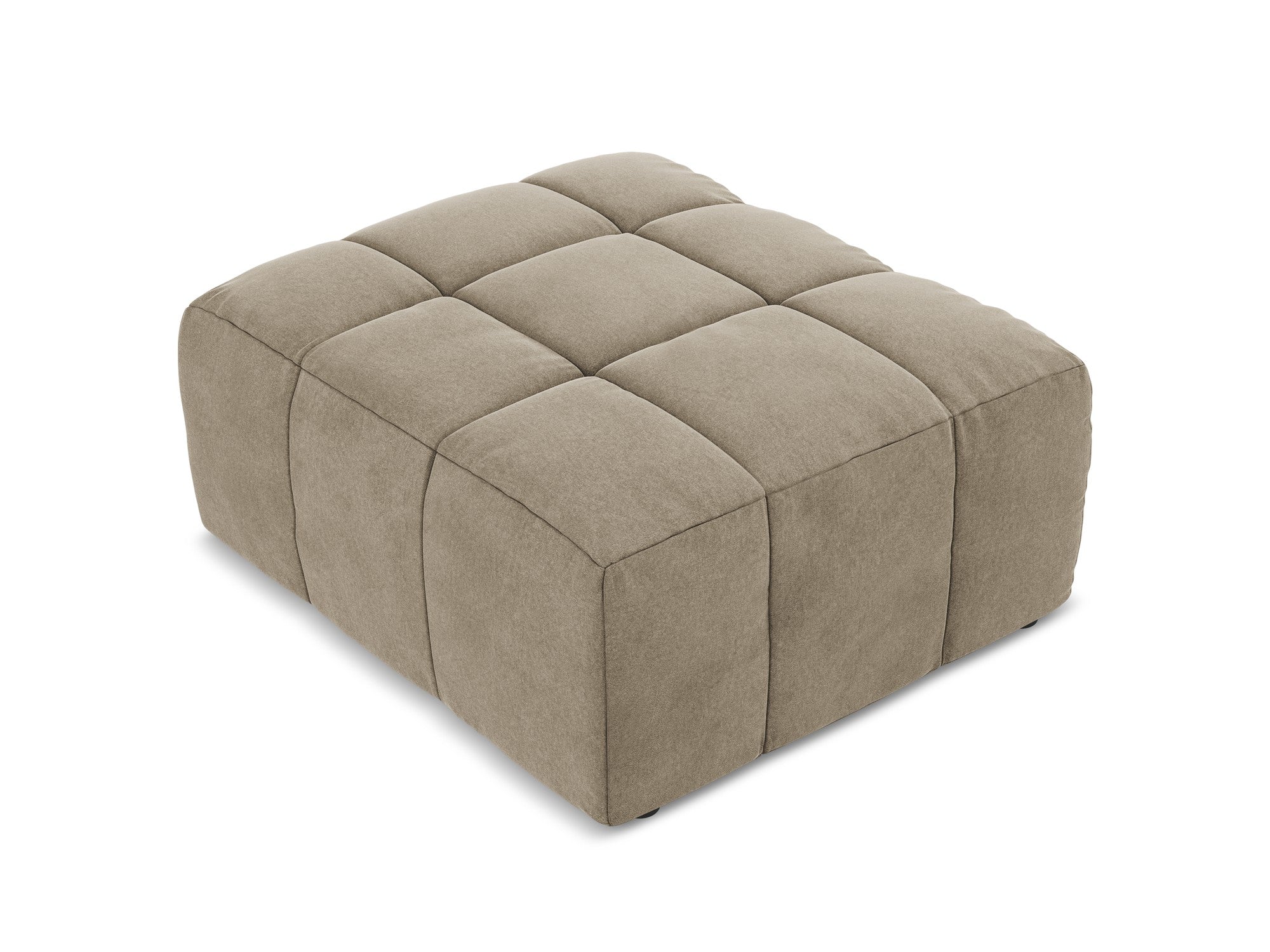 Pouf / velvet module ALOHA beige