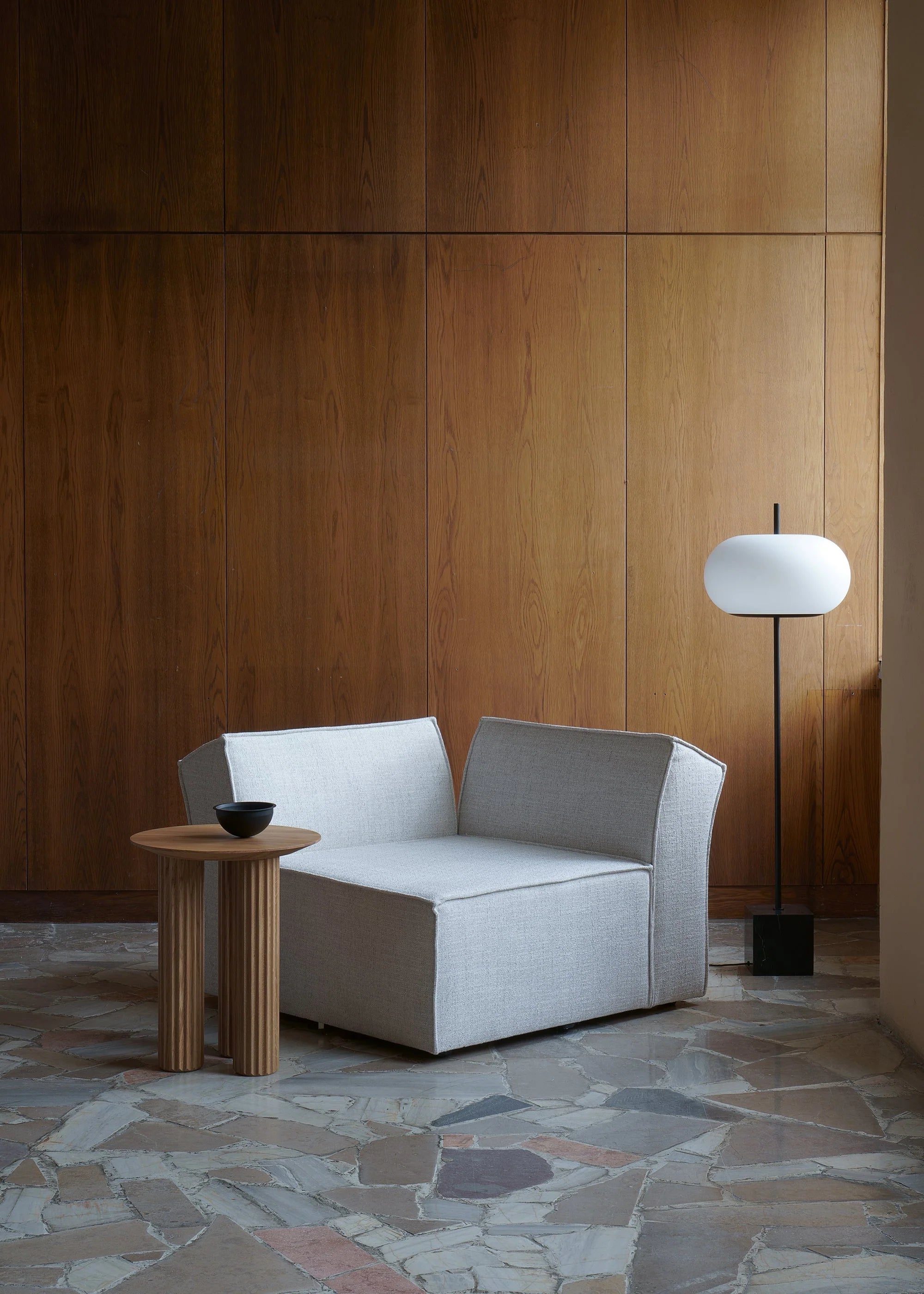 ANDO modular sofa - central module green