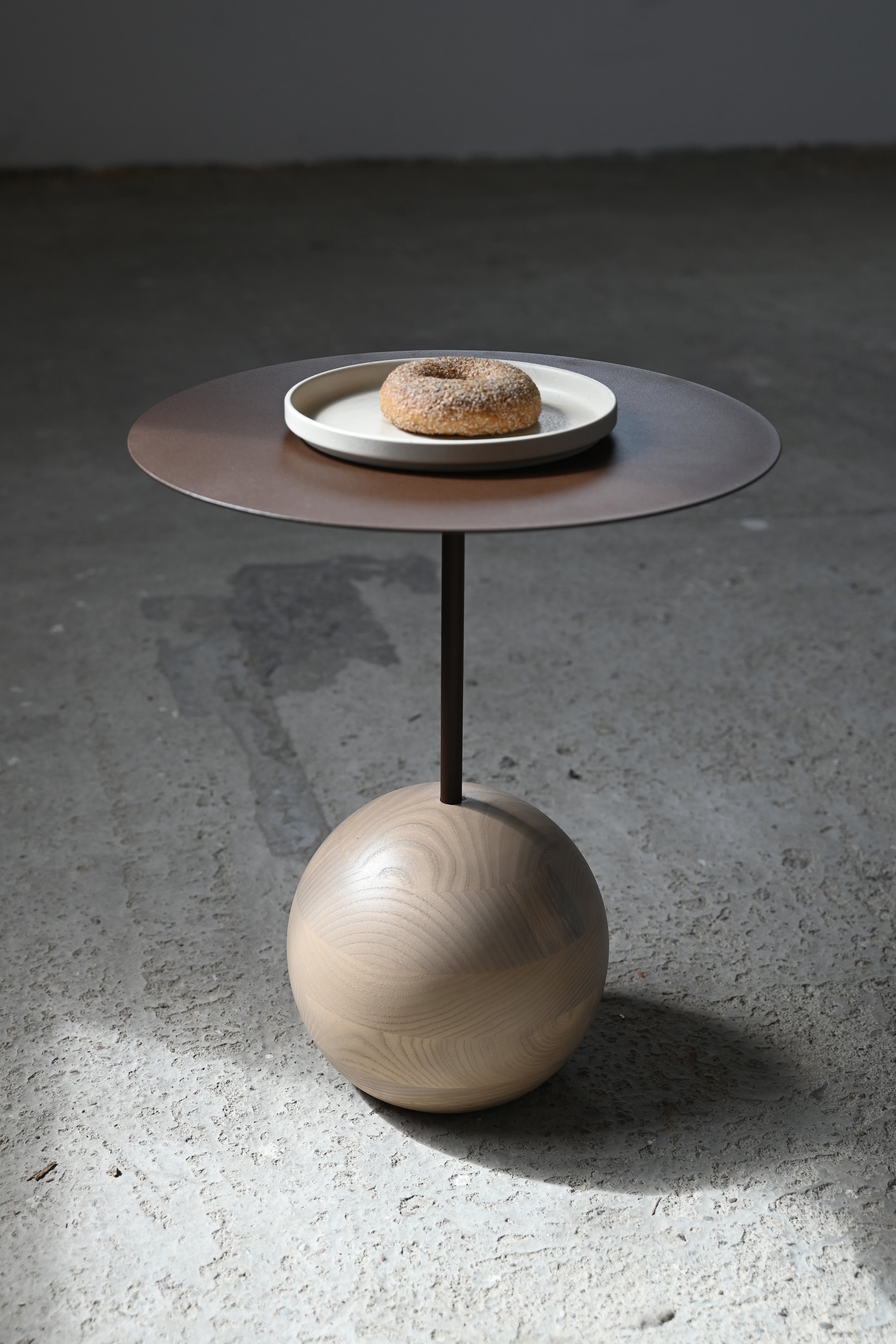 AN SU Coffee Table Wood and Steel