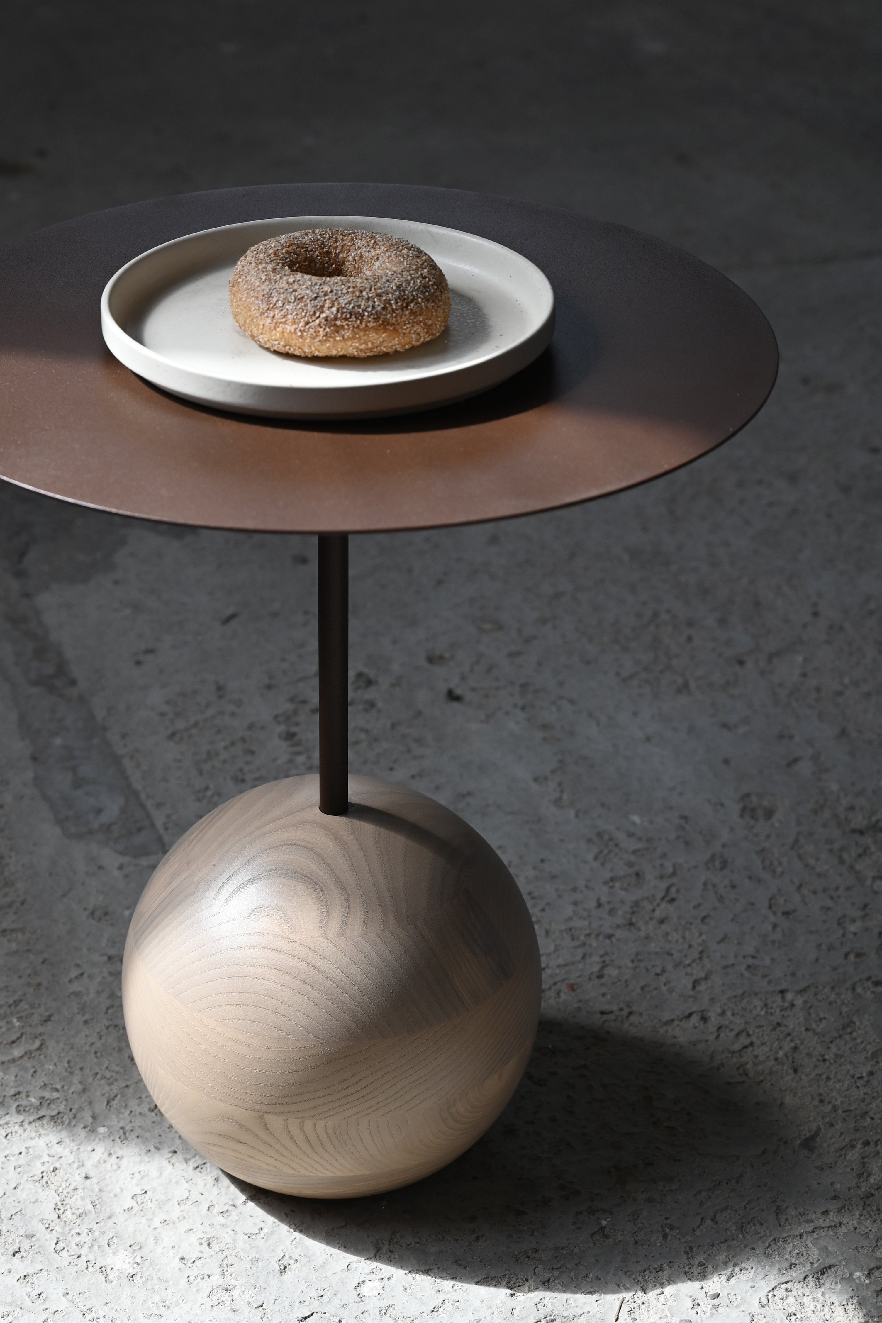 AN SU Coffee Table Wood and Steel