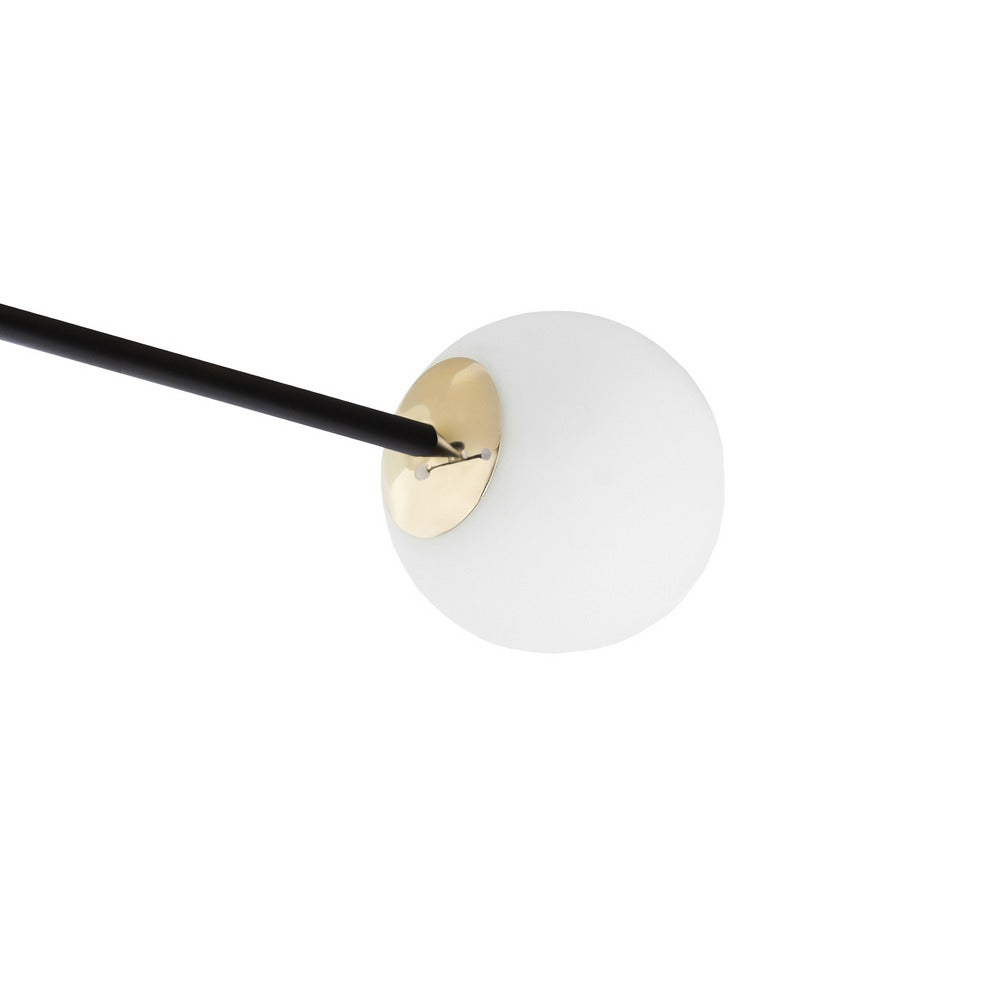 ASTRA 4 ceiling lamp black with gold