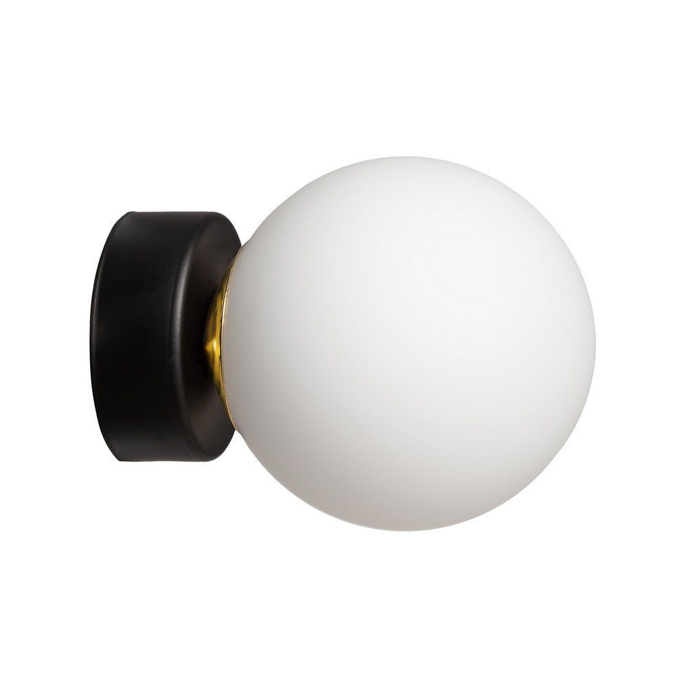 Wandleuchte ASTRA schwarz mit Gold