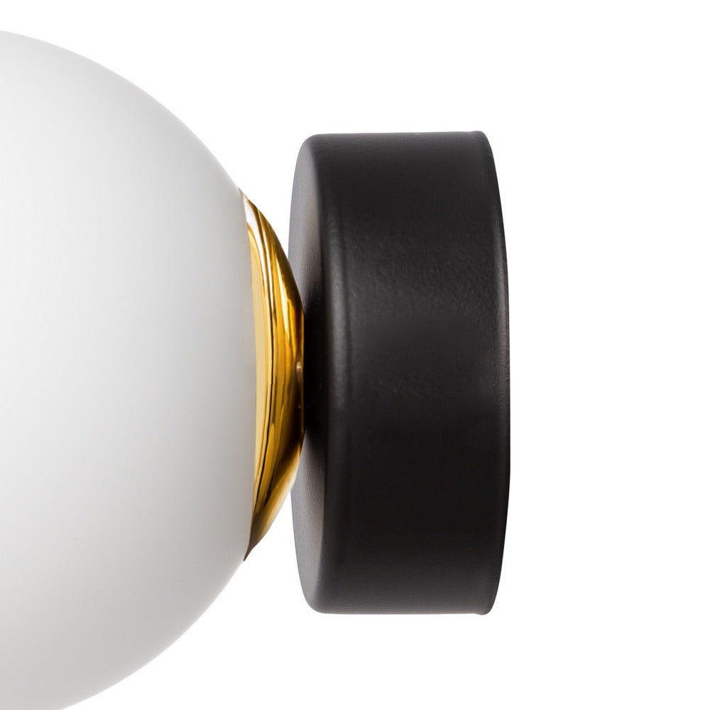 Wandleuchte ASTRA schwarz mit Gold