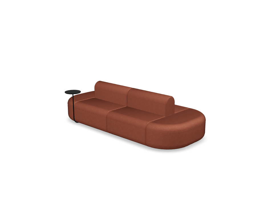 4-module sofa double upholstered artico