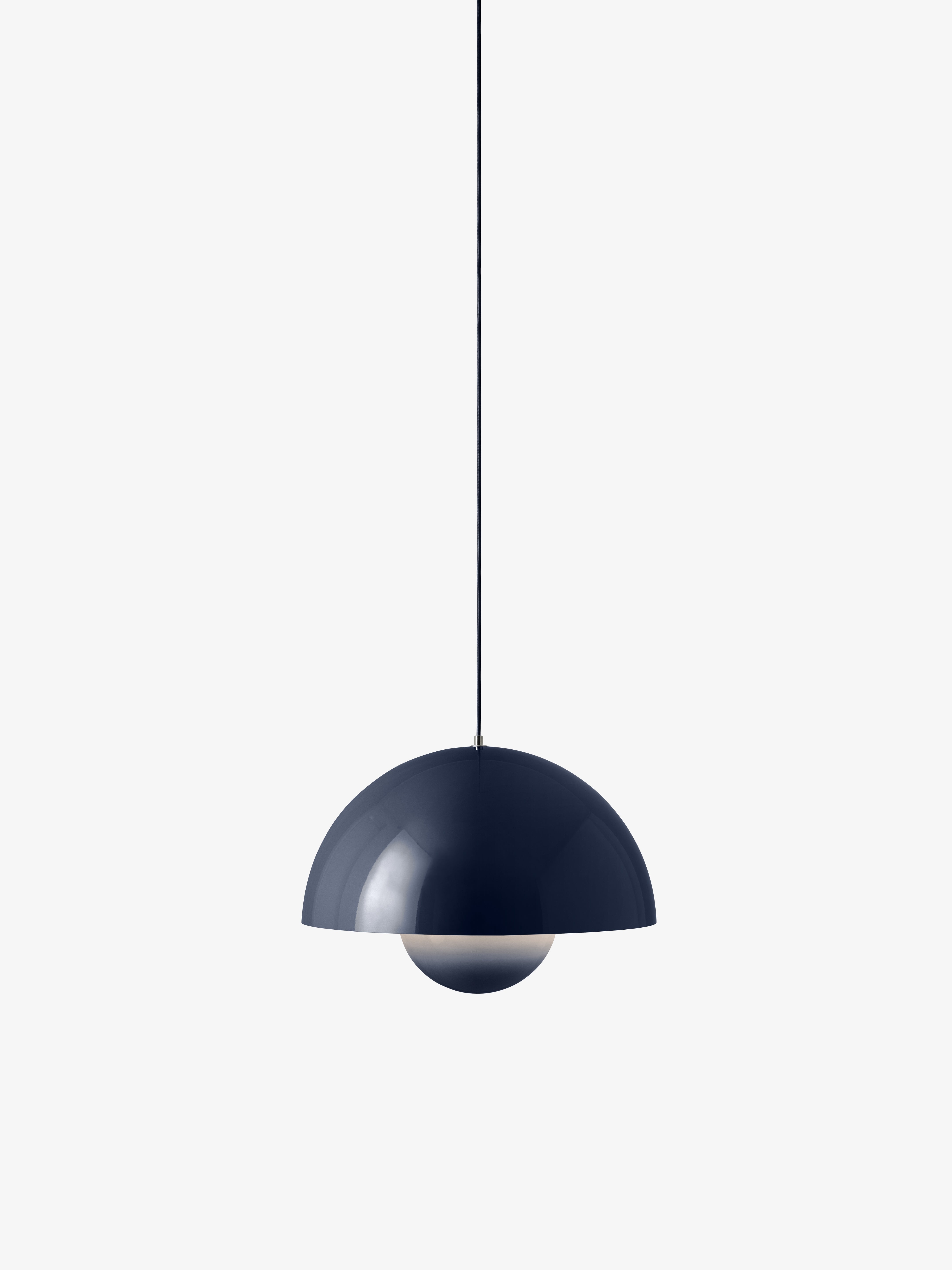 FLOWERPOT Blue Steel Pendant Lamp