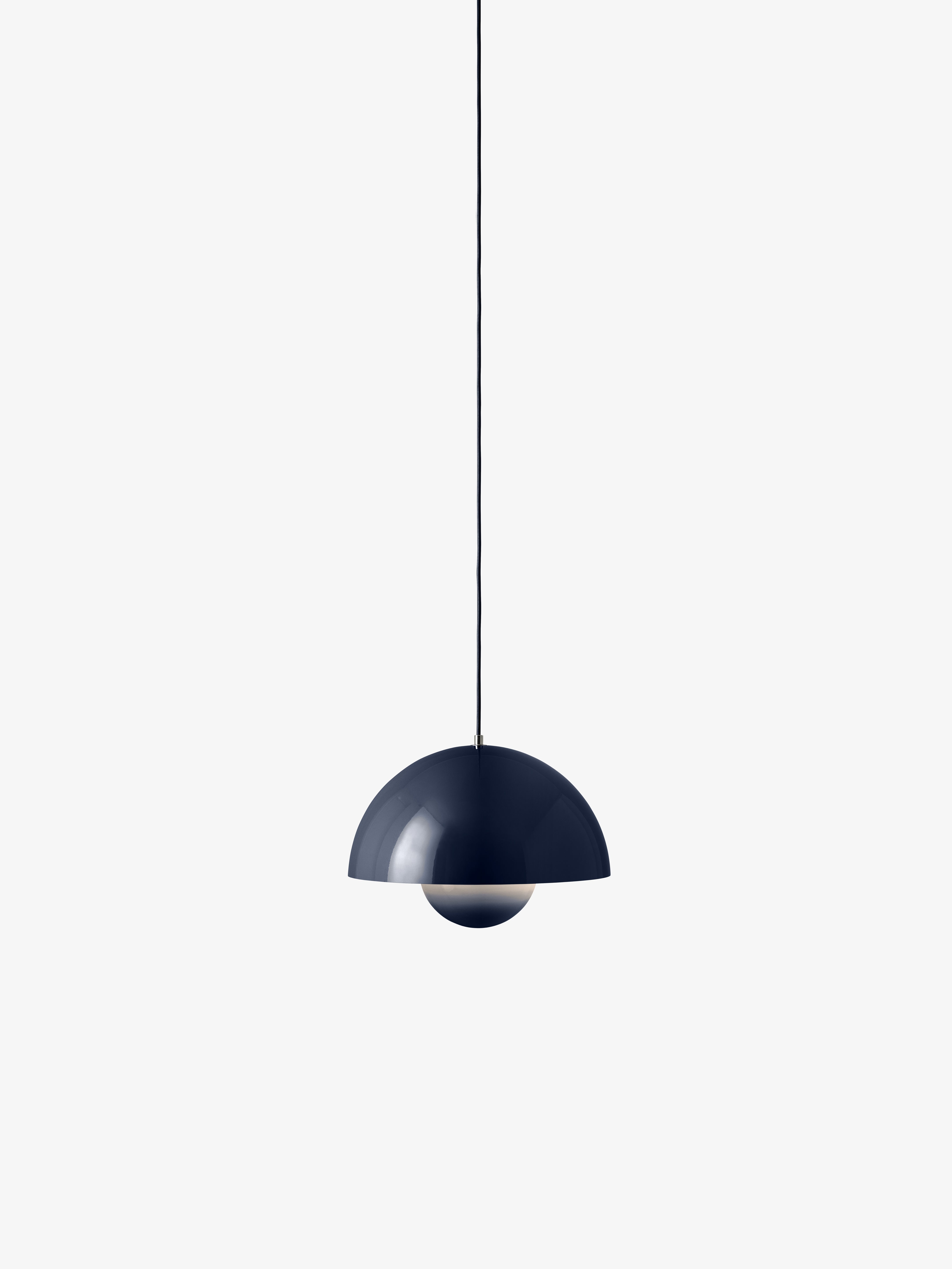 FLOWERPOT Blue Steel Pendant Lamp