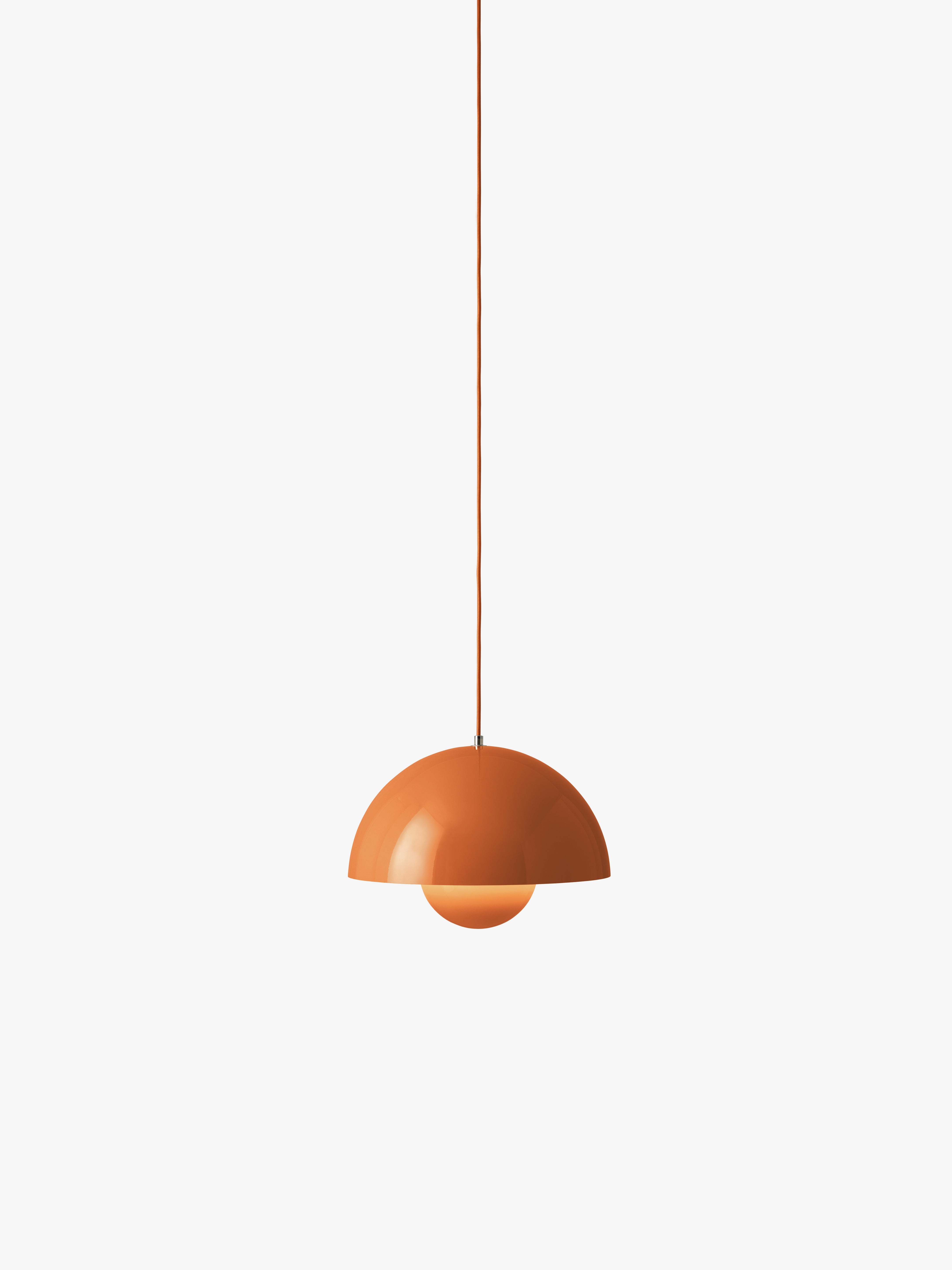 FLOWERPOT pendant lamp in orange