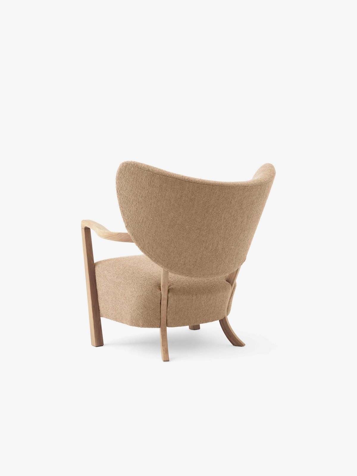 Upholstered WULFF ATD2 Armchair with Oak Base
