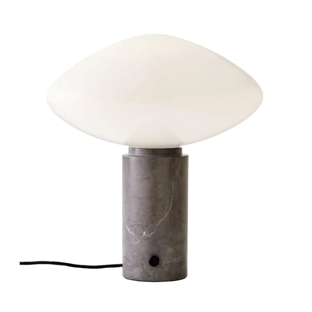 Table lamp MIST AP17 glass shade with a gray marble base